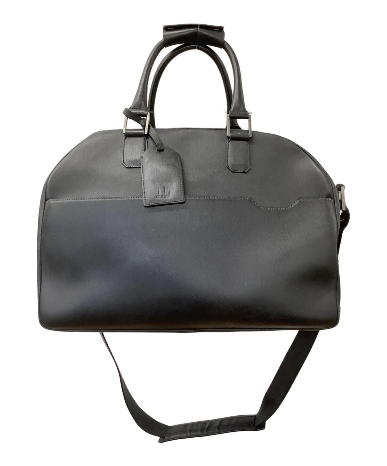 中古・古着通販】dunhill (ダンヒル) ボストンバッグ ブラック