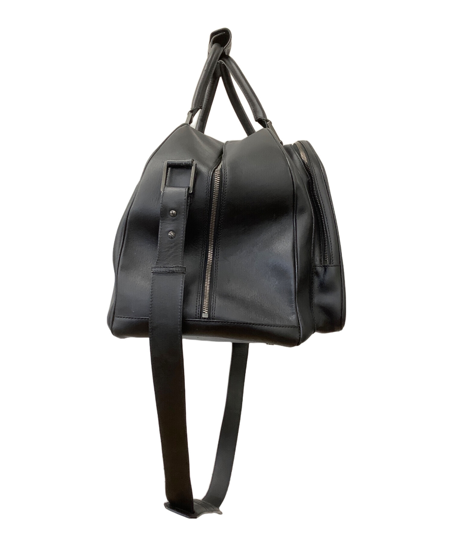 中古・古着通販】dunhill (ダンヒル) ボストンバッグ ブラック