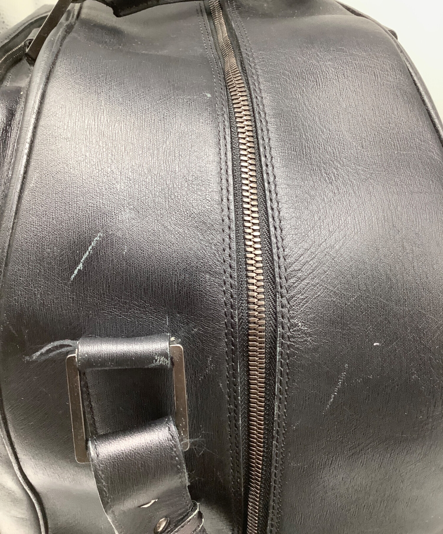 中古・古着通販】dunhill (ダンヒル) ボストンバッグ ブラック 中古・古着通販】dunhill (ダンヒル) ボストンバッグ ブラック