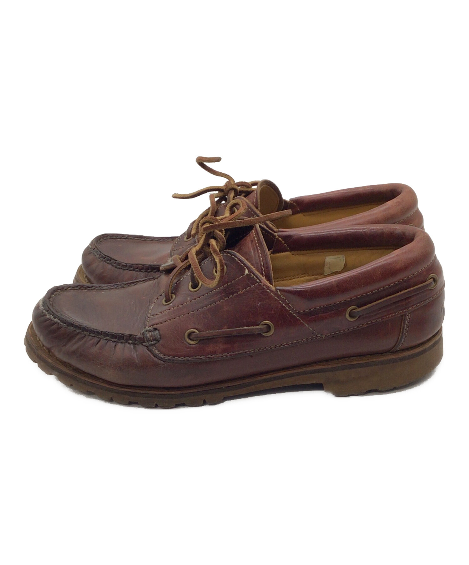 中古・古着通販】Danner (ダナー) デッキシューズ ブラウン サイズ