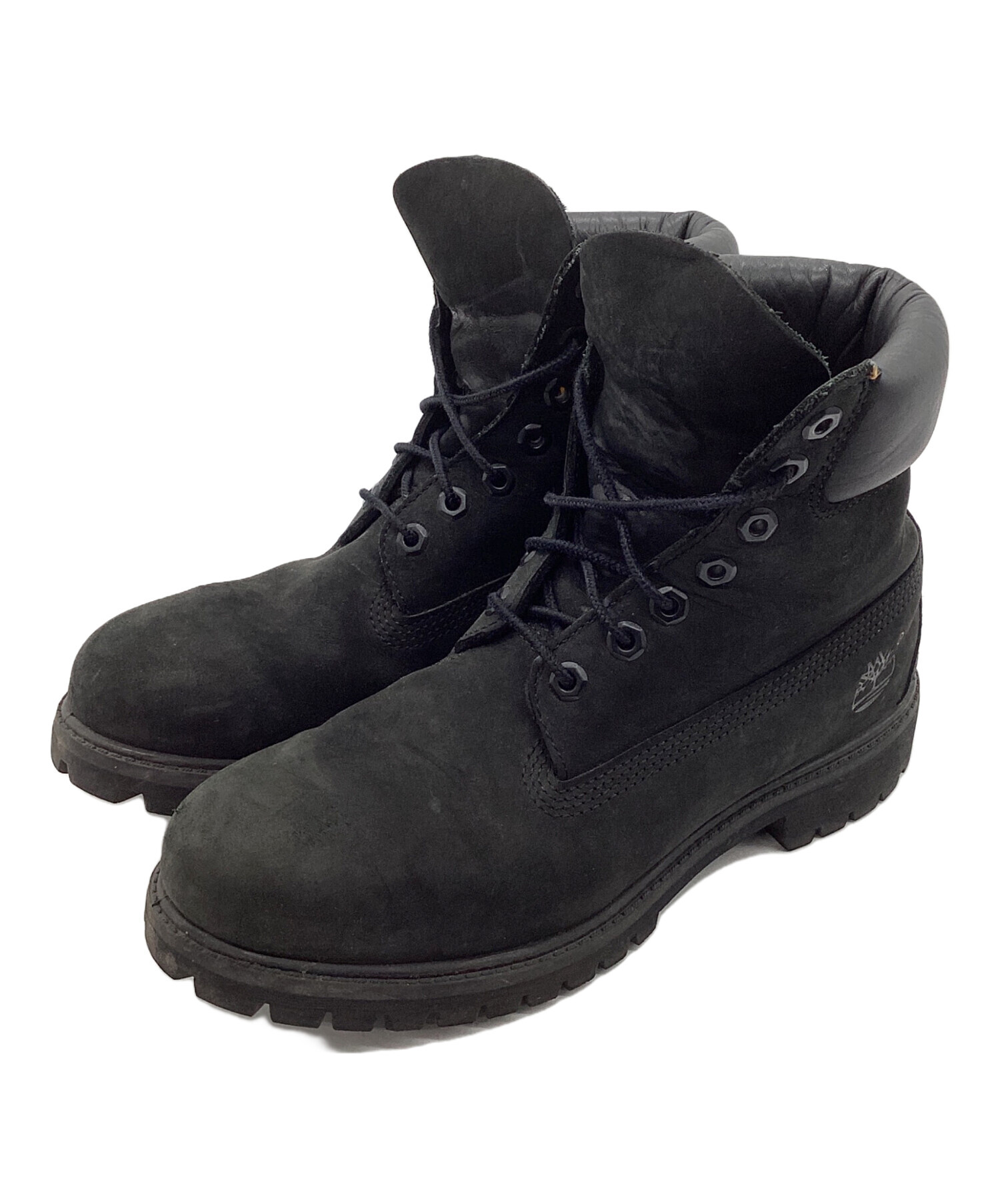 【未使用】 Timberland ウォータープルーフ ブーツ ブラック25.5 Timberland＊ ウォータープルーフブーツ USA製 ブラック 25.0㎝