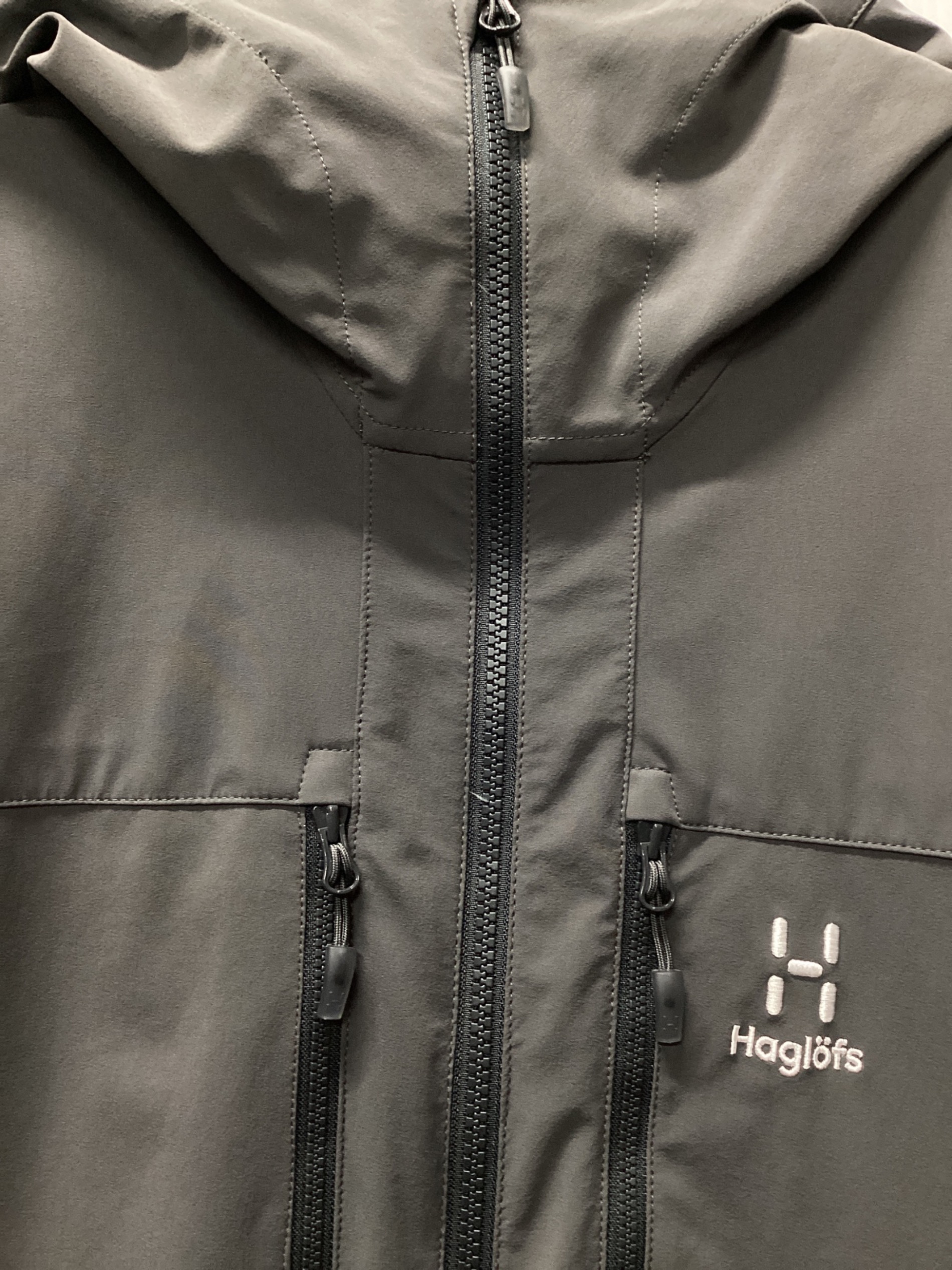HAGLOFS グレー コート 前面ファスナー 中古・古着通販】HAGLOFS (ホグロフス) ロック サイト ソフトシェル