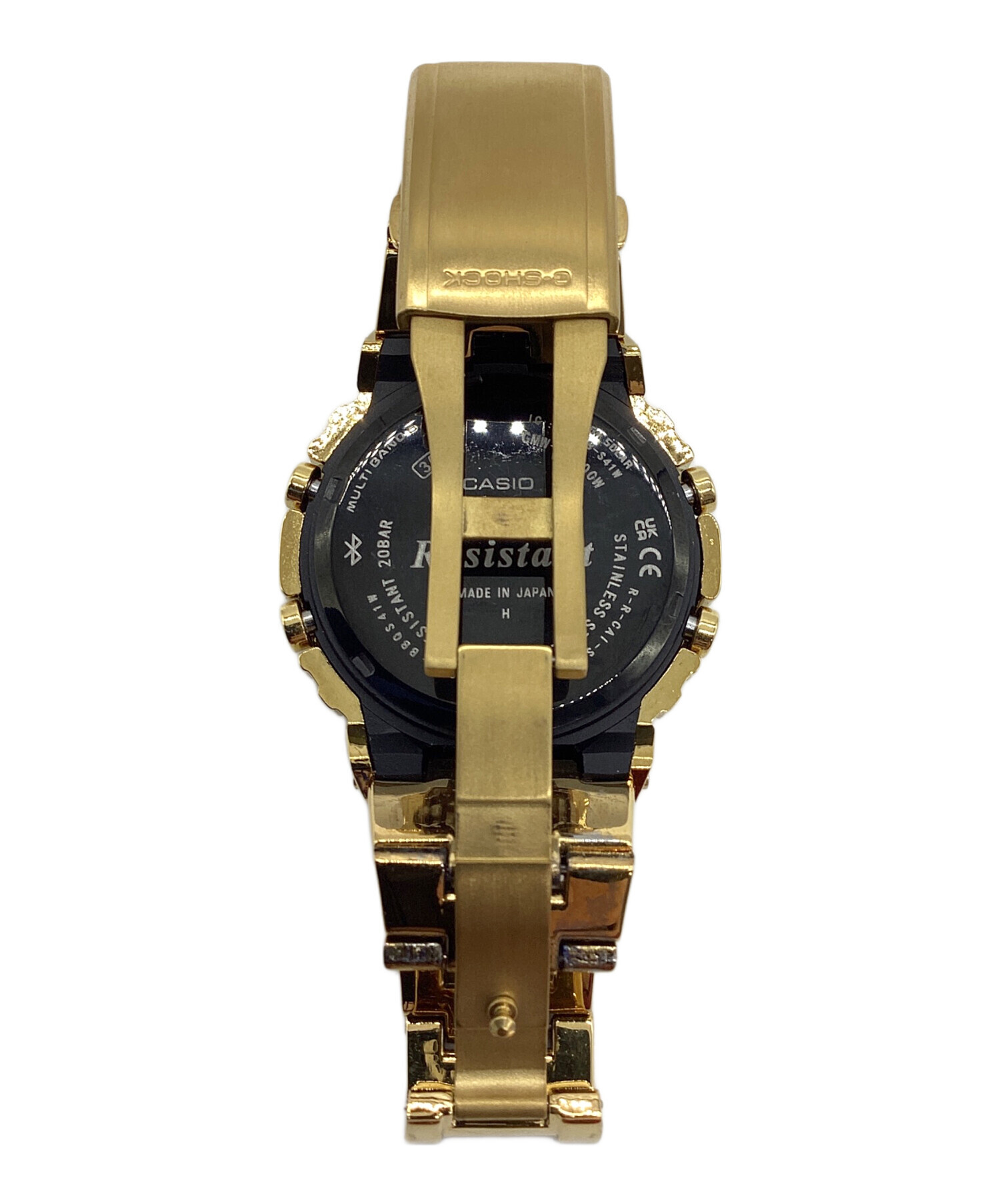 CASIO G-SHOCK 中古デジタル腕時計　ゴールド　カスタム品 中古・古着通販】CASIO (カシオ) G-SHOCK ゴールド｜ブランド・古着