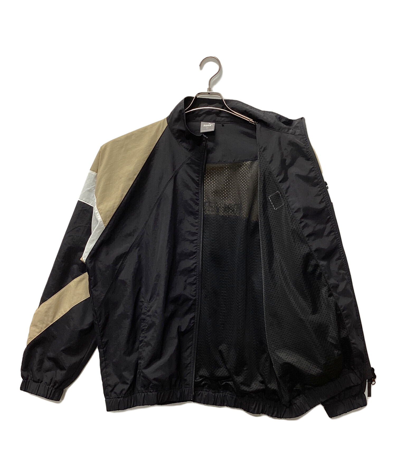 renoma ジャケット 黒/ベージュ 中古・古着通販】PUMA (プーマ) renoma (レノマ) ナイロンスウィッチ