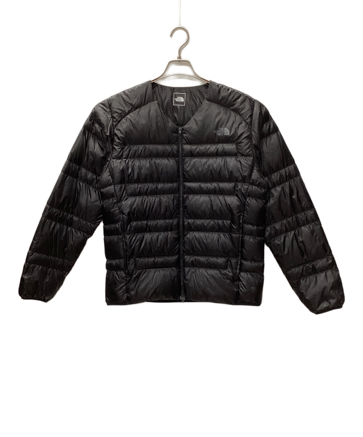 美品♪ノースフェイス NDW92061 ダウンジャケットダウンカーディガン 黒 中古・古着通販】THE NORTH FACE (ザ ノース フェイス