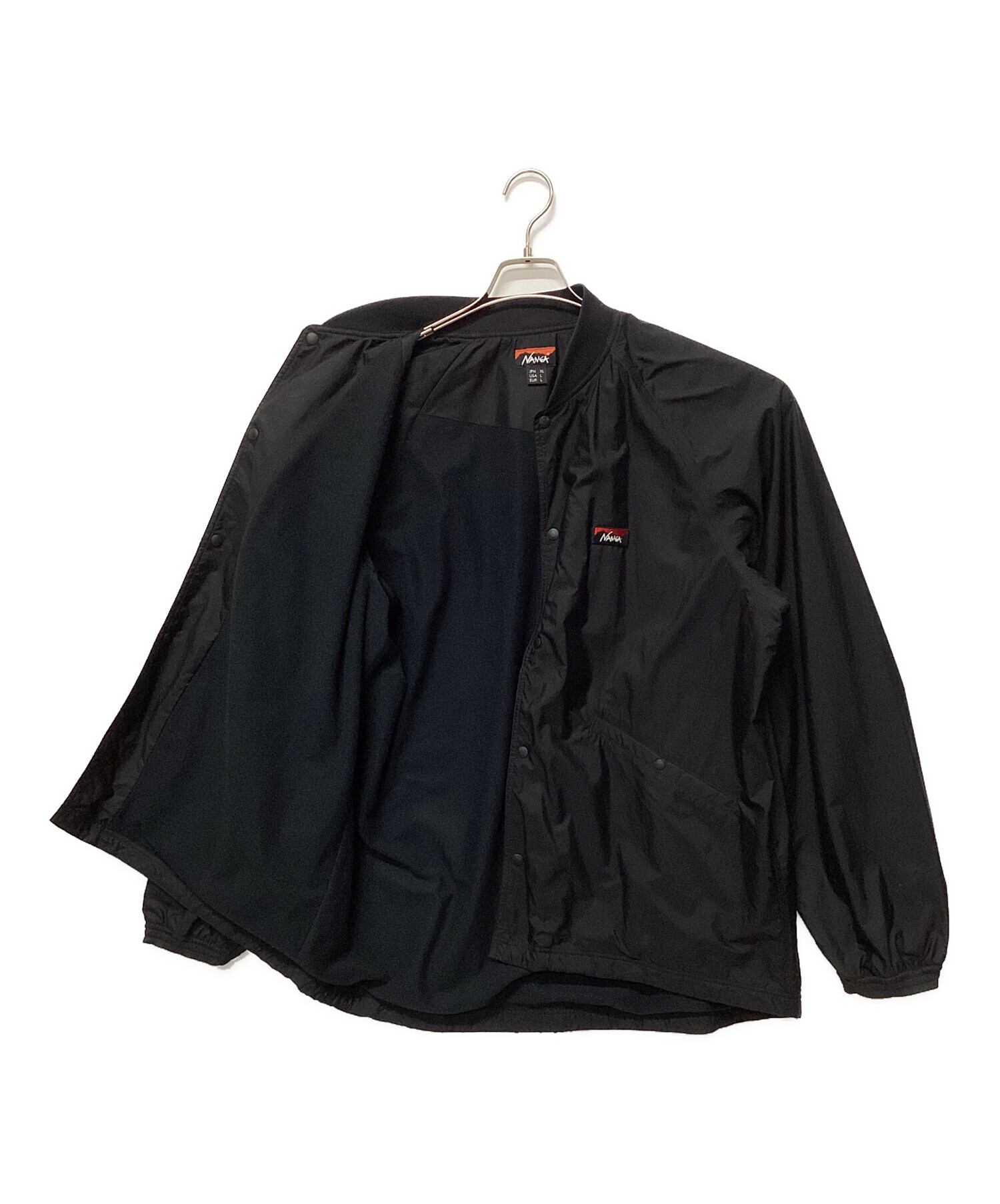 美品　ナンガ　リブカラーコーチジャケット　ブルゾン　ナイロンジャケット　ブラック 楽天市場】NANGA ナンガ リブカラーコーチジャケット 撥水 メンズ