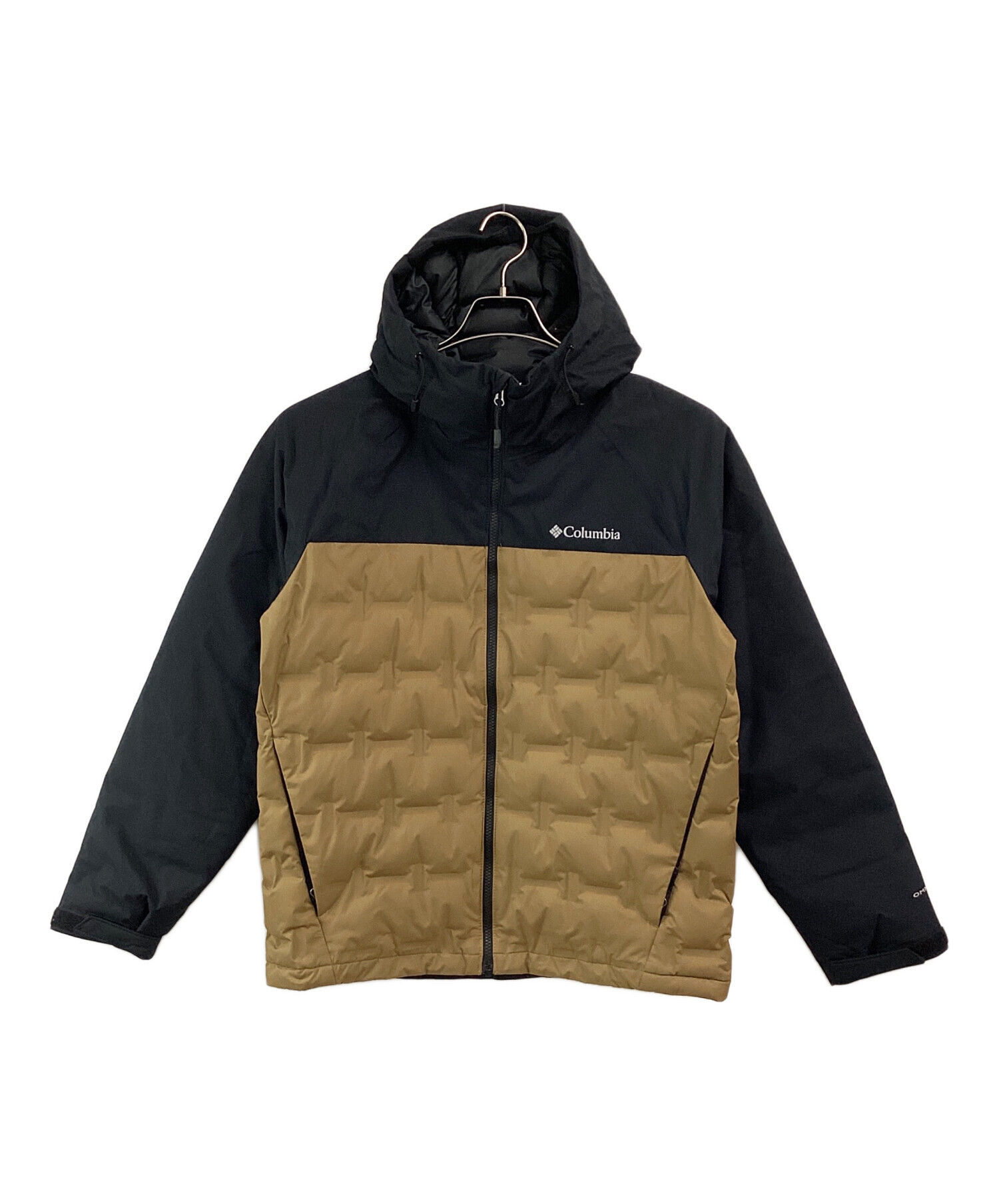 Columbia フード付き ブラック ダウンジャケット M Columbia ブラック