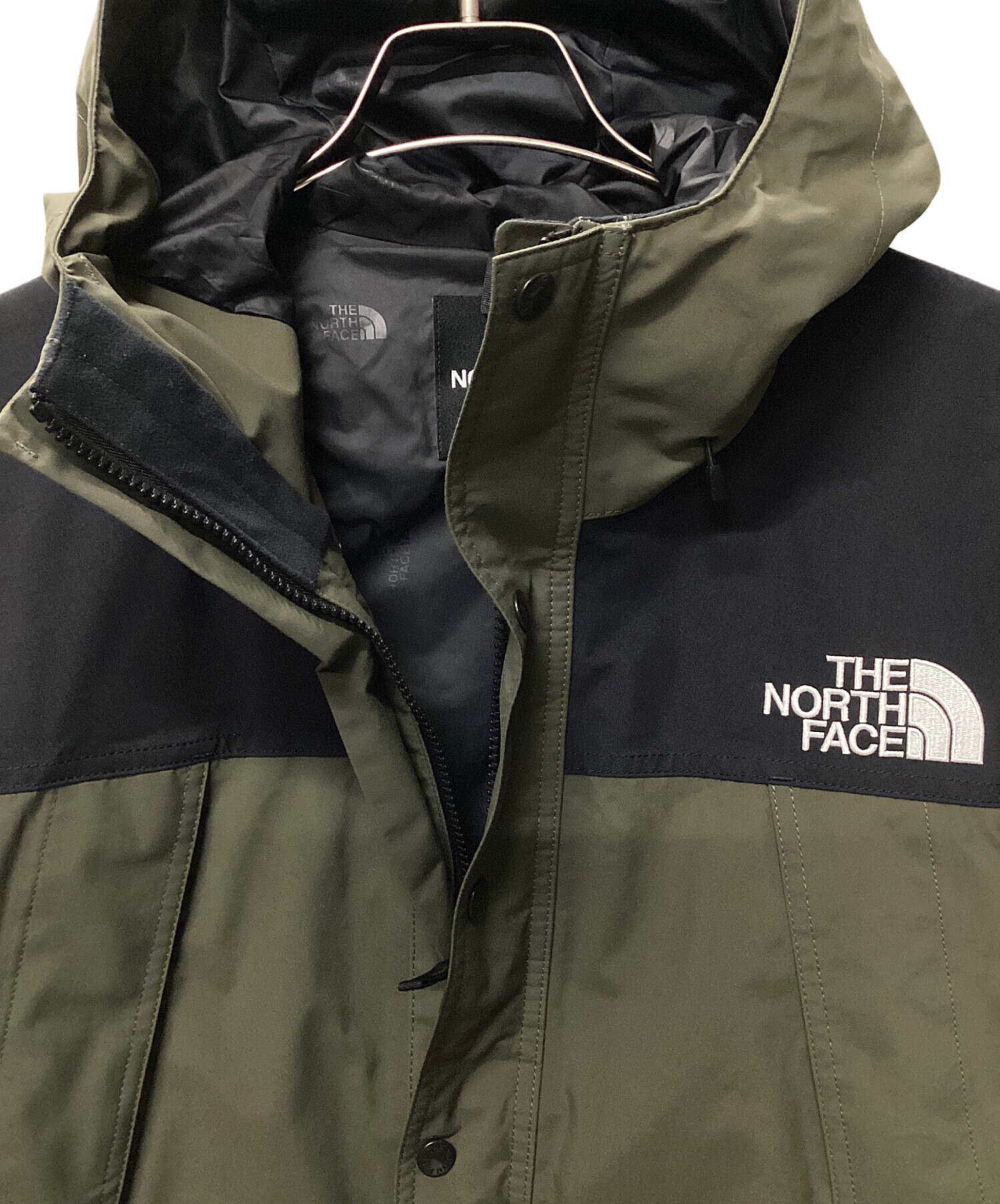 THE NORTH FACE フード付きジャケット オリーブ 新品未使用日本未入荷ノースフェイスダウンジャケットオリーブメンズL