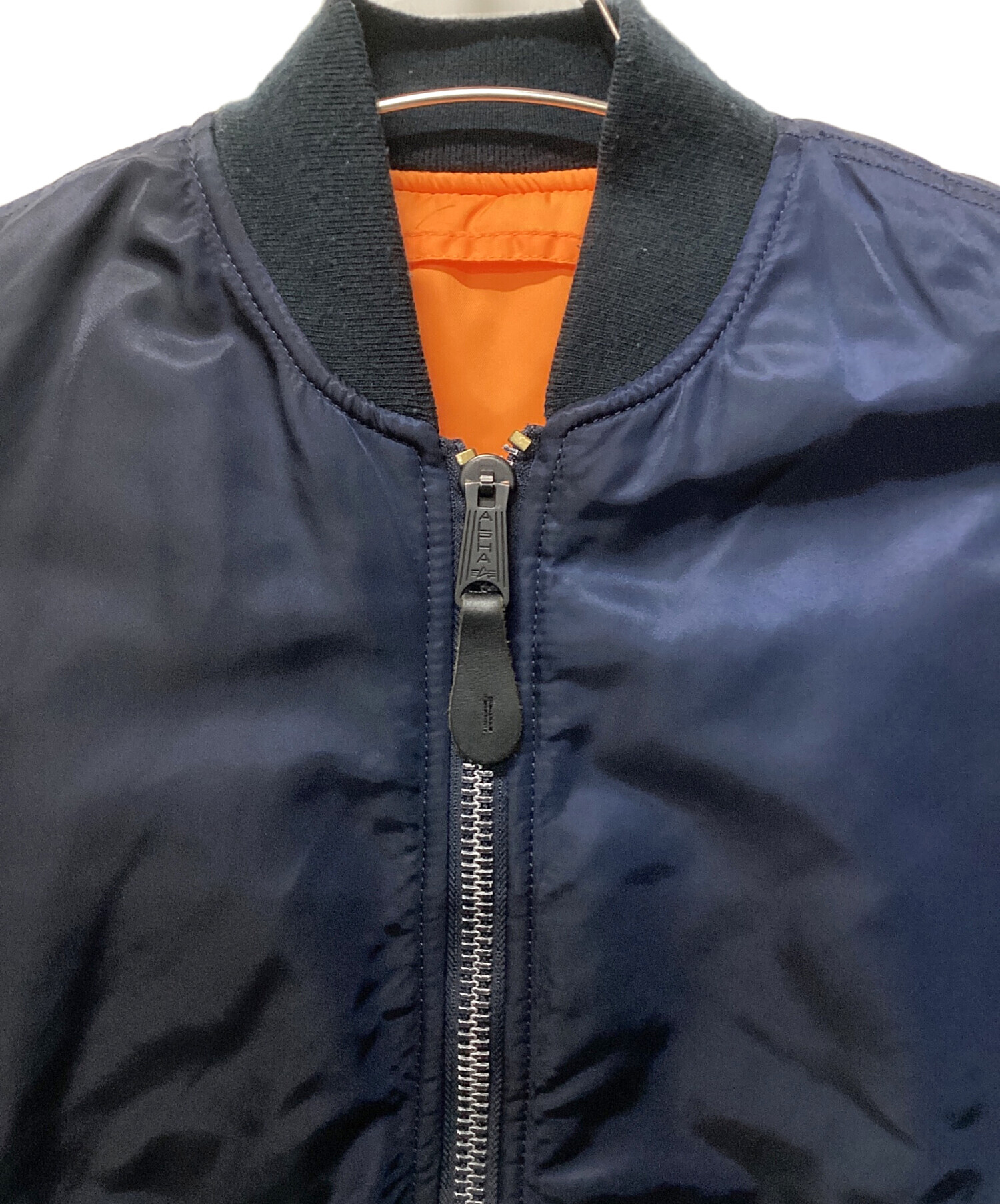 中古・古着通販】ALPHA (アルファ) MA-1 フライトジャケット ネイビー