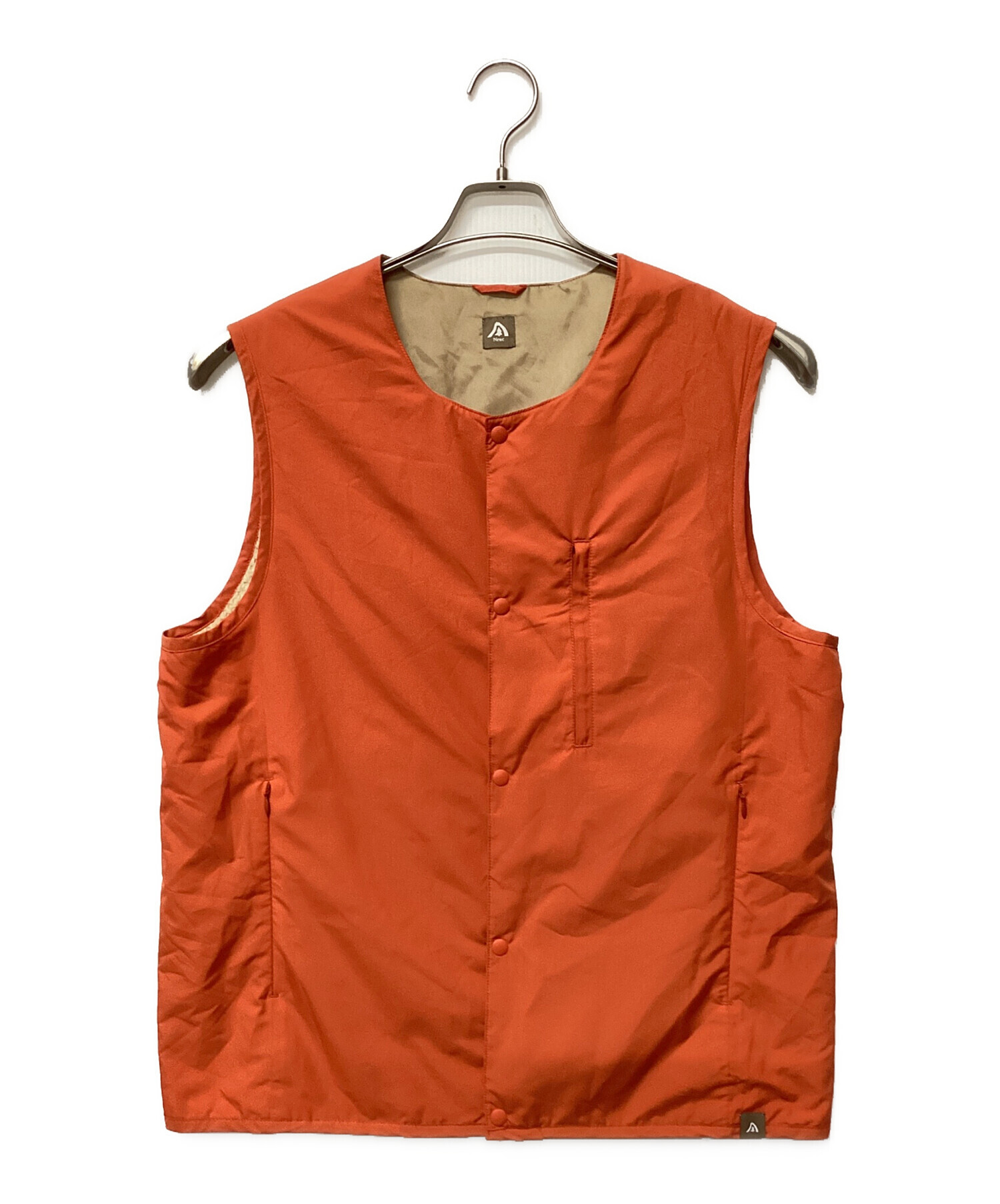 中古・古着通販】Nruc (ヌルク) EAMES VEST オレンジ サイズ:L