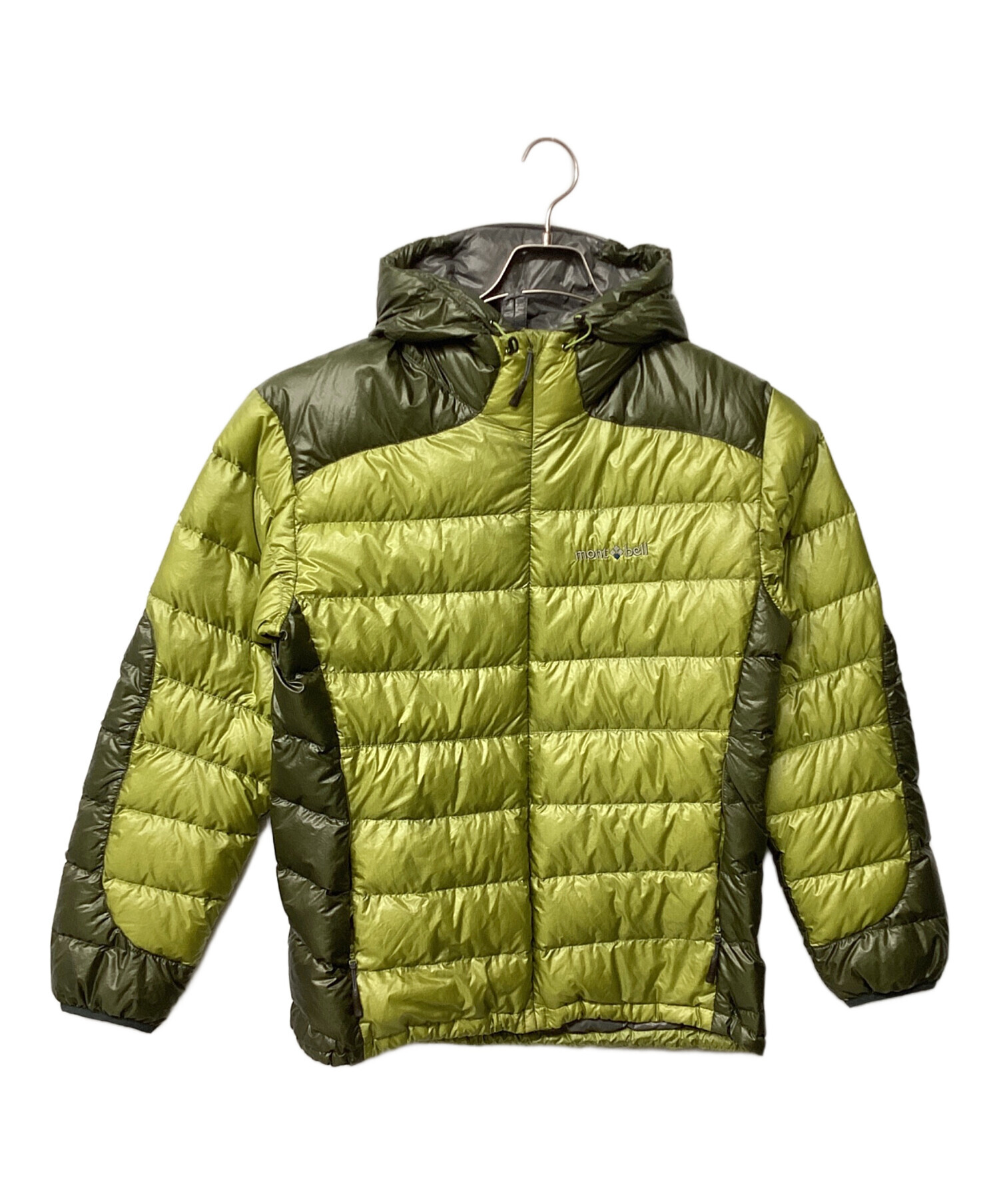 モンベルU.L.ダウンガイドパーカグリーンメンズM mont-bell