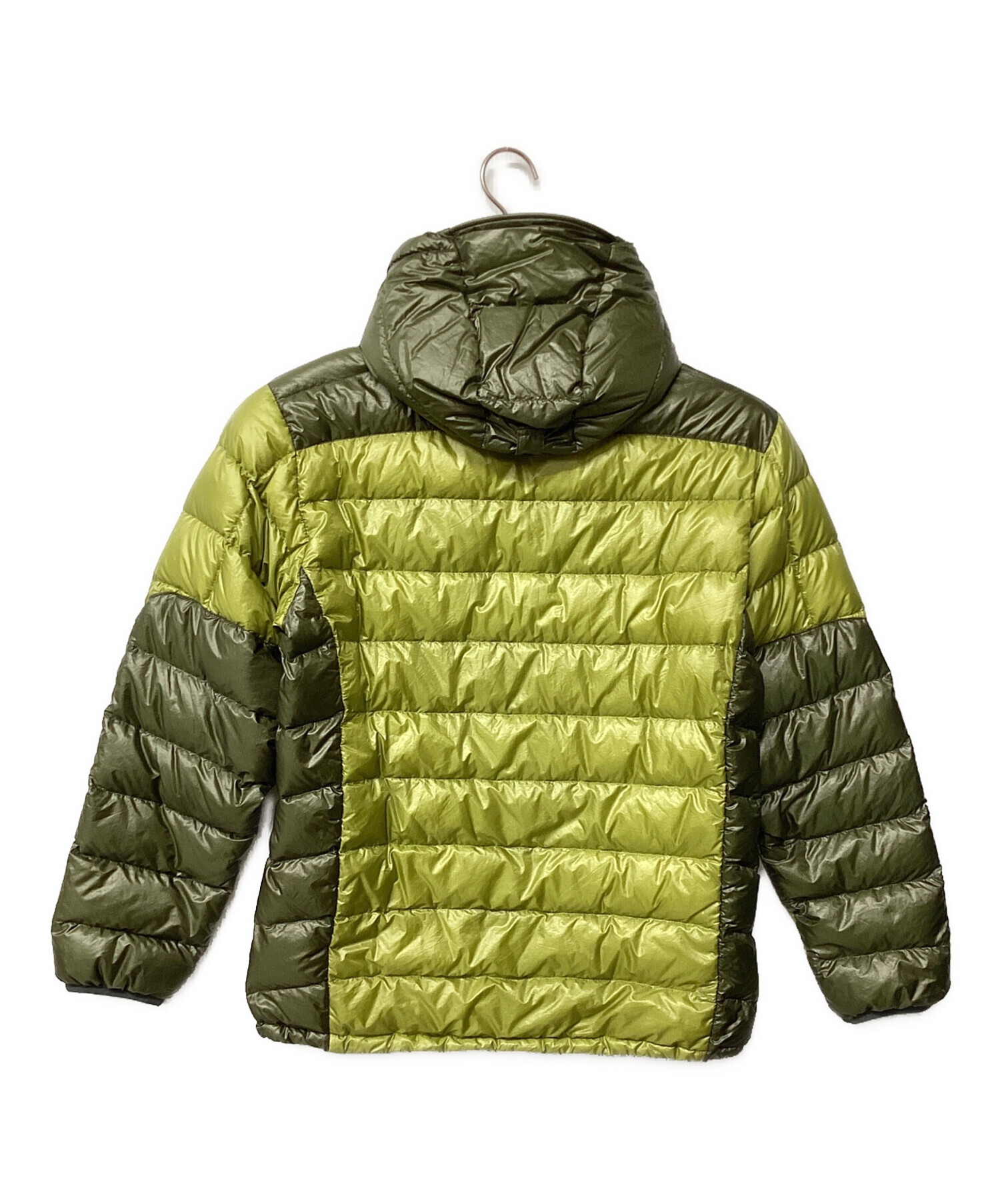 美品 モンベル ダウンジャケット メンズ Lサイズ 深緑 厚手  人気モンベル800FPライトアルパインダウンジャケットメンズL ティー