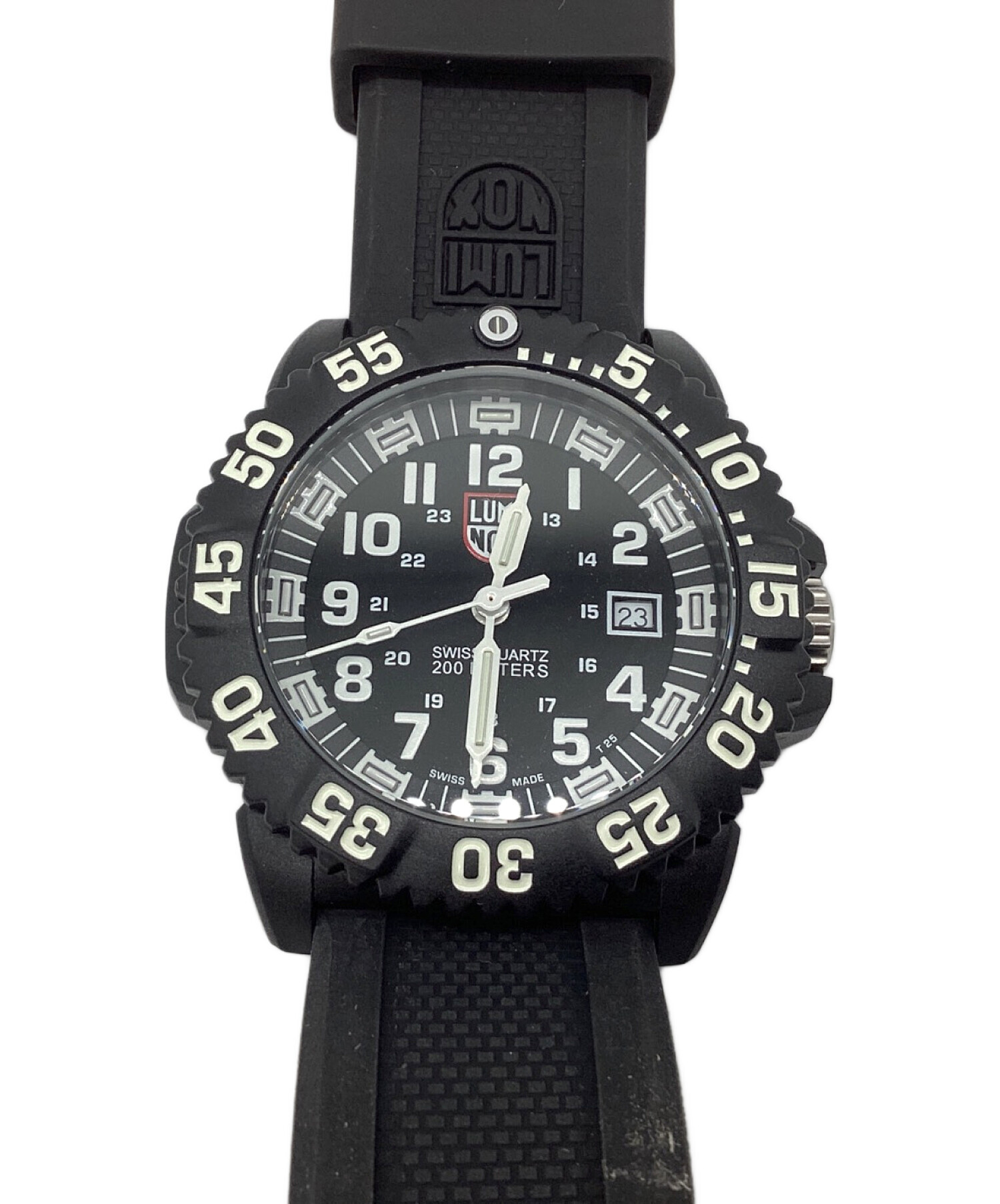 【中古】LUMINOX スイス製 ブラック腕時計 中古・古着通販】LUMINOX (ルミノックス) 腕時計 ブラック｜ブランド