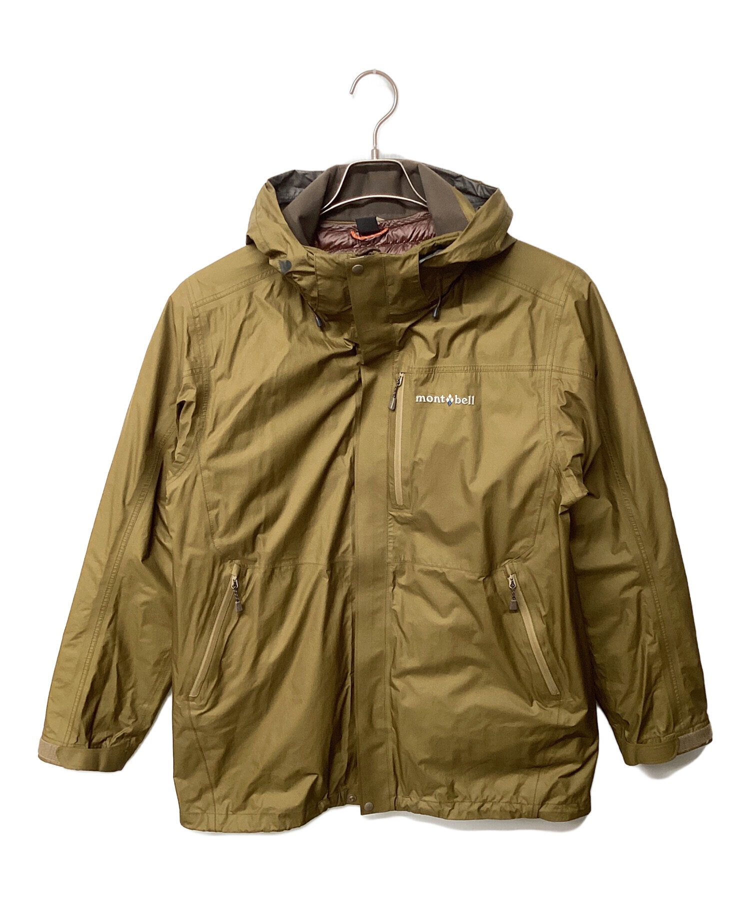 極美品モンベル ヴェイルダウンパーカ M ゴアテックス 3in1 黒 844 美