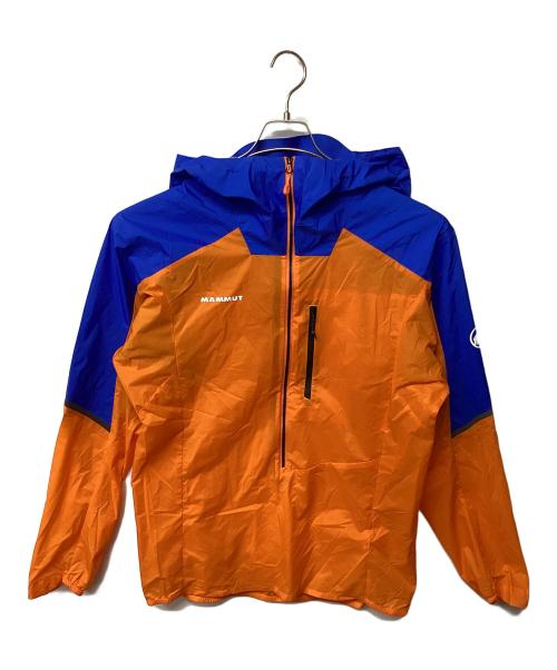 【これが最終値下げ】MAMMUT ウィンドブレーカー フード付き オレンジ系 中古・古着通販】MAMMUT (マムート) フェルスグラットハイブリッド