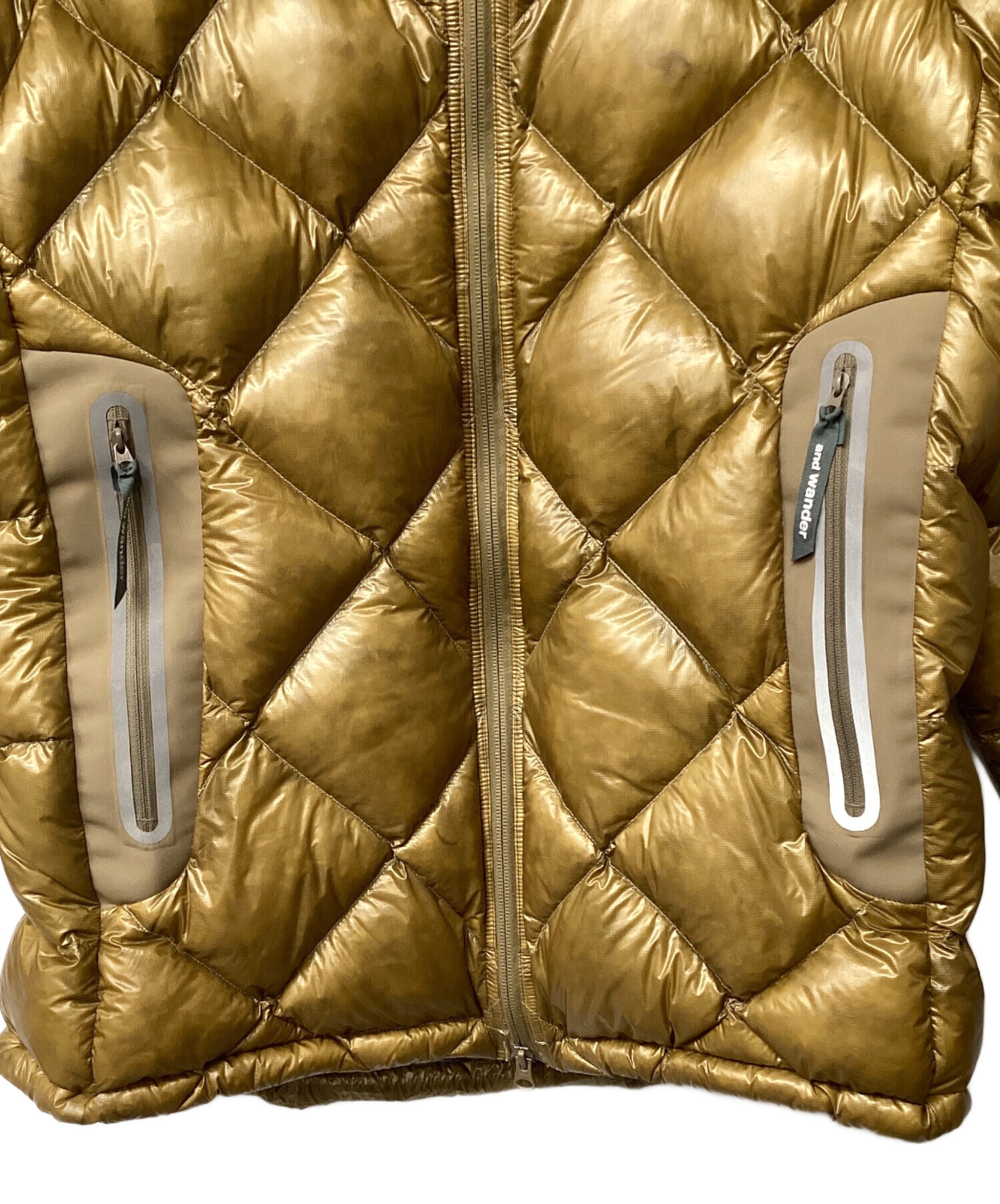 中古・古着通販】and wander (アンドワンダー) ダイヤモンドステッチ