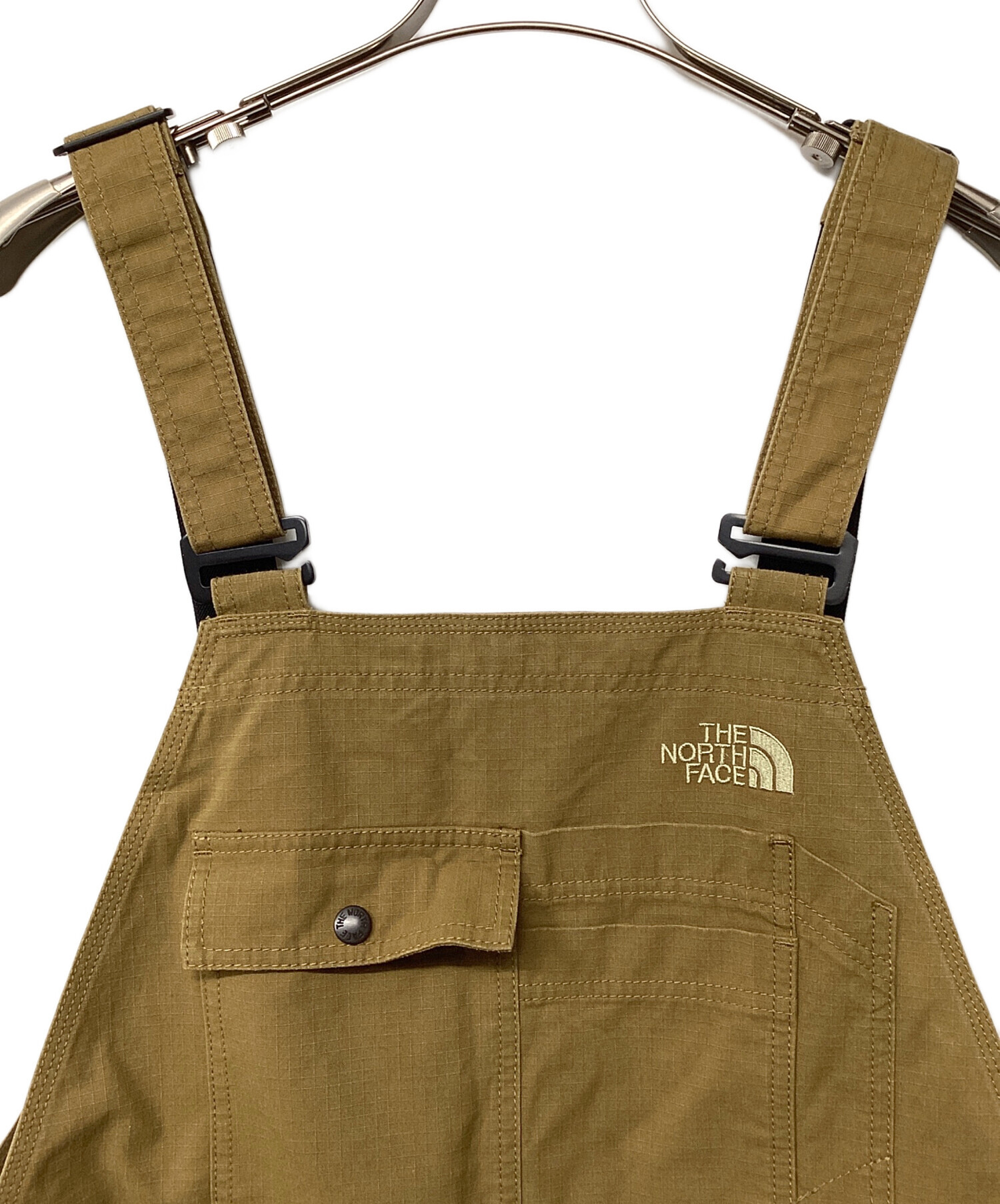 中古THE NORTH FACE ファイヤーフライブラウンオーバーオールLサイズ 中古・古着通販】THE NORTH FACE (ザ ノース フェイス) ファイヤー