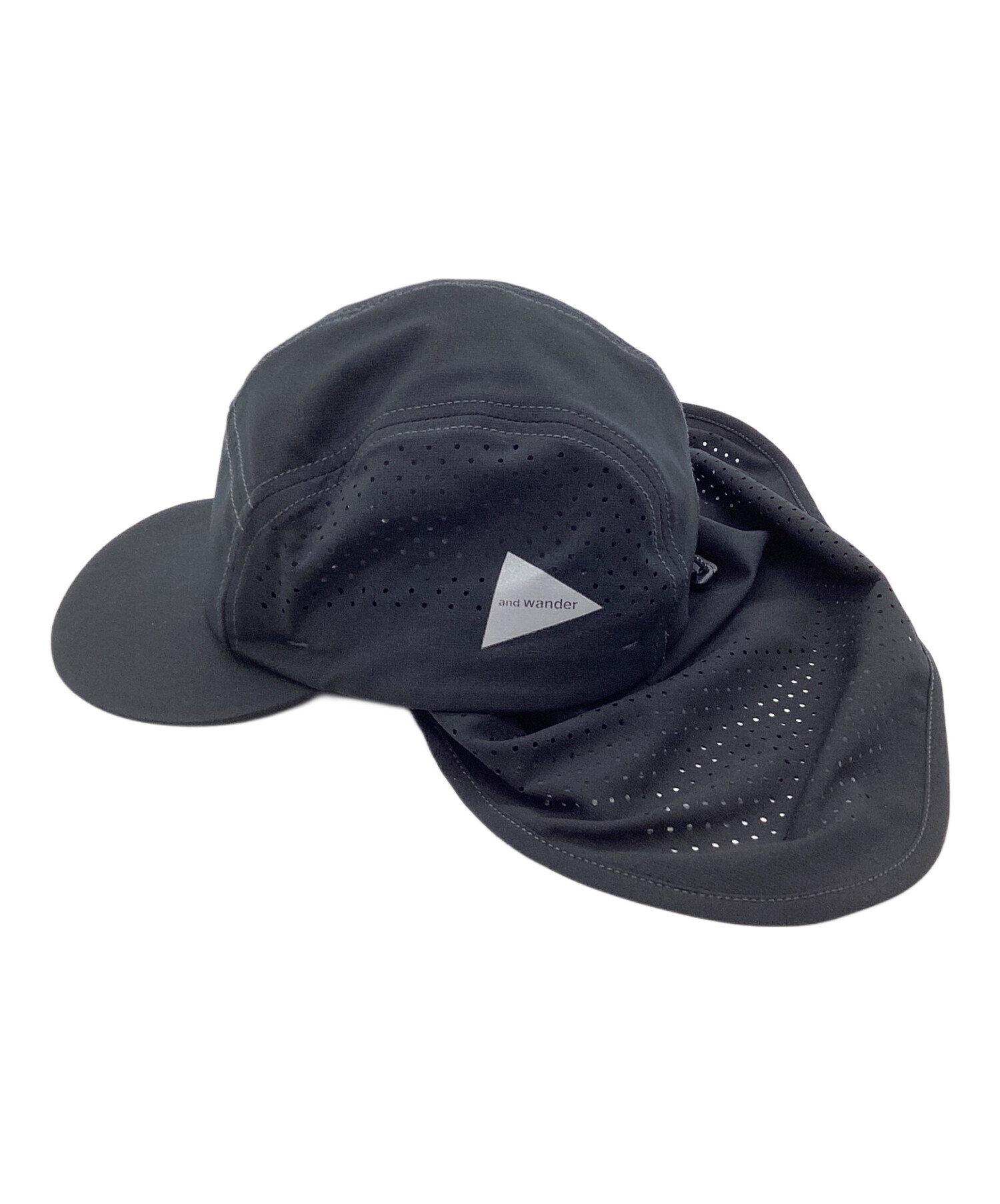 中古・古着通販】and wander (アンドワンダー) tech cap ブラック