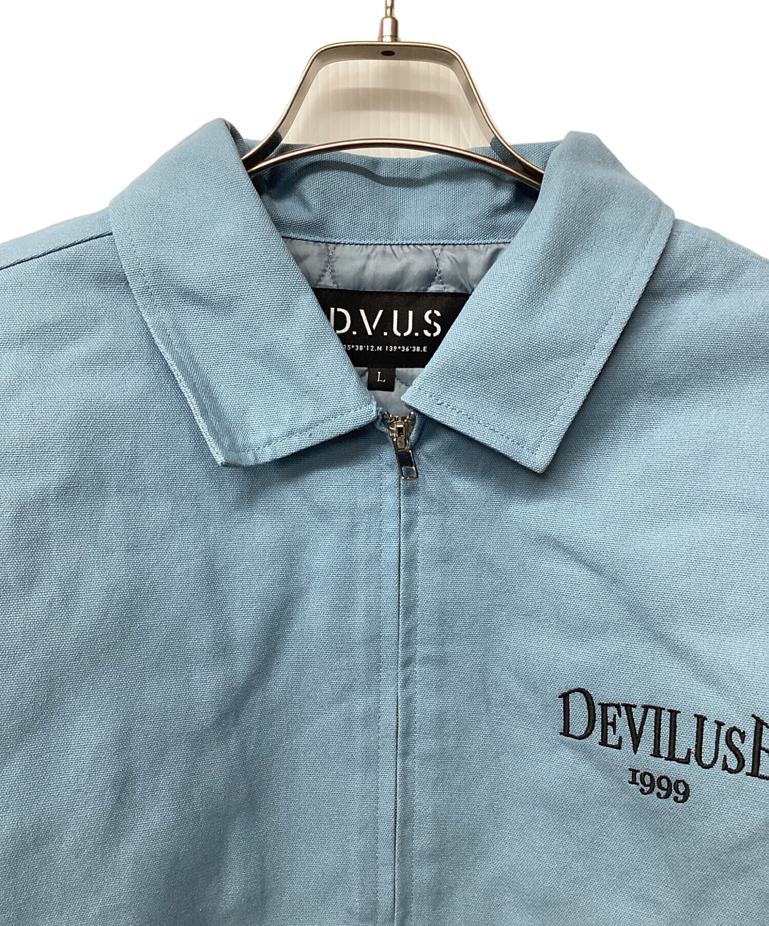中古・古着通販】Deviluse (デビルユース) Work JKT スカイブルー 