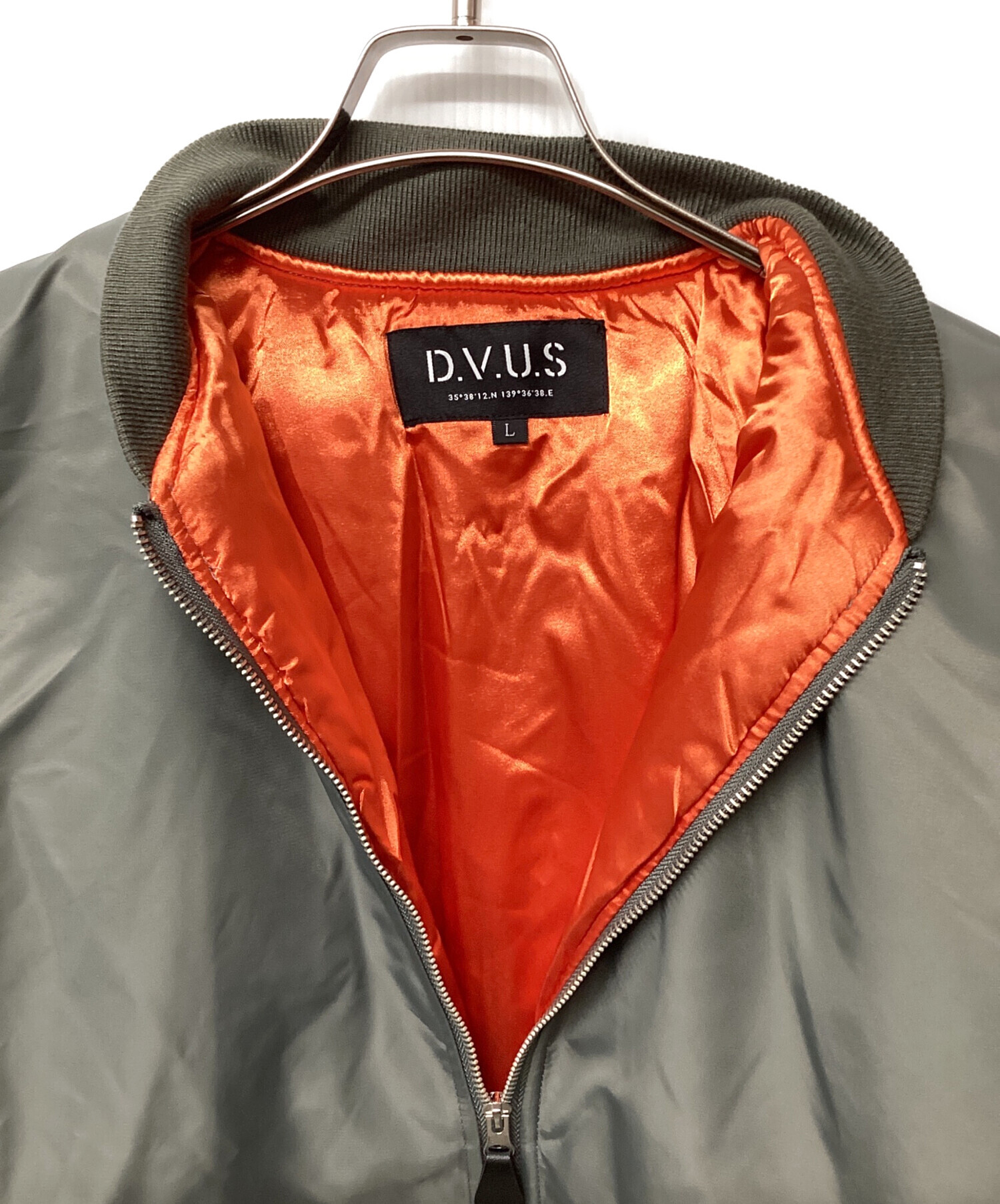 中古・古着通販】Deviluse (デビルユース) MA-1 グレー サイズ:L 中古・古着通販】Deviluse (デビルユース) MA-1 グレー サイズ:L