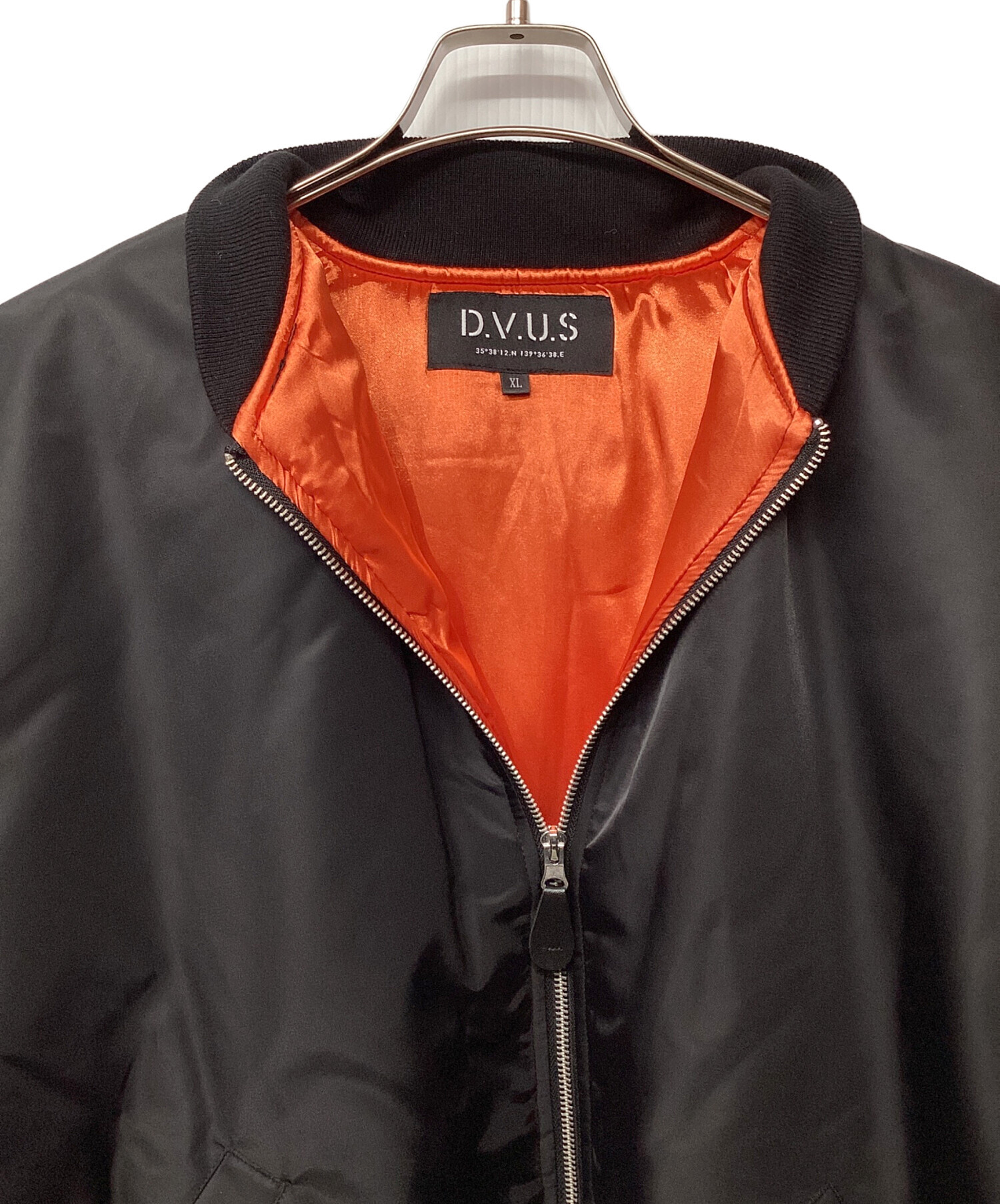 中古・古着通販】Deviluse (デビルユース) MA-1 ブラック サイズ:XL 未