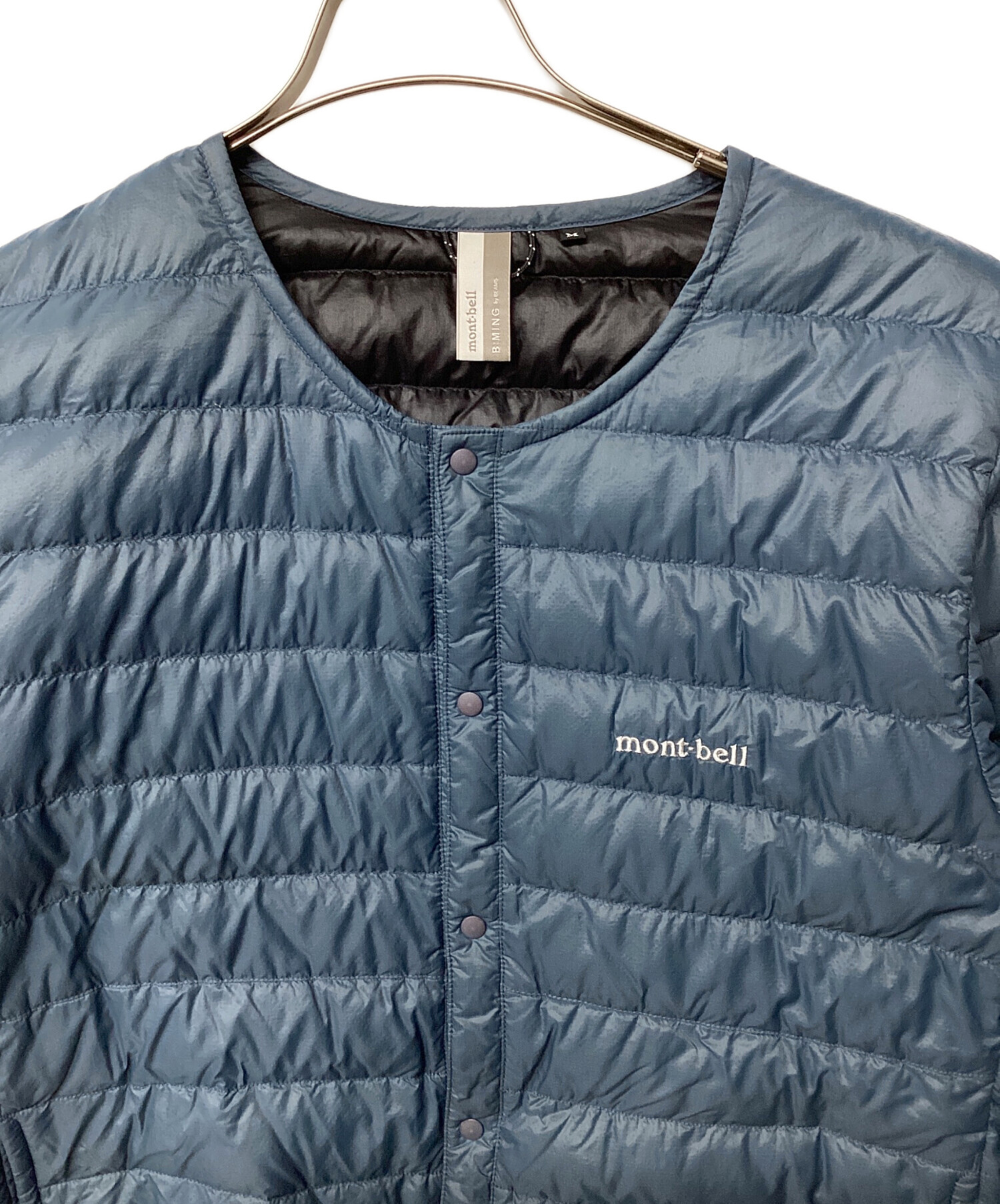 montbell B.MING ダウンジャケット M 青 中古・古着通販】mont-bell (モンベル) B:MING by BEAMS (ビーミング