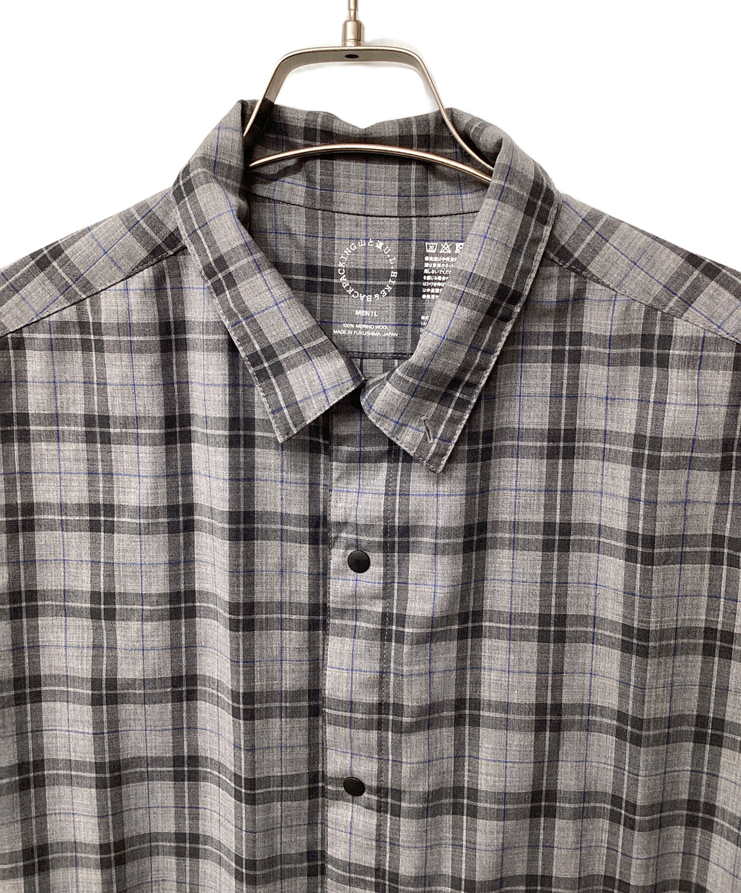 中古・古着通販】山と道 (ヤマトミチ) Merino Short Sleeve Shirt 