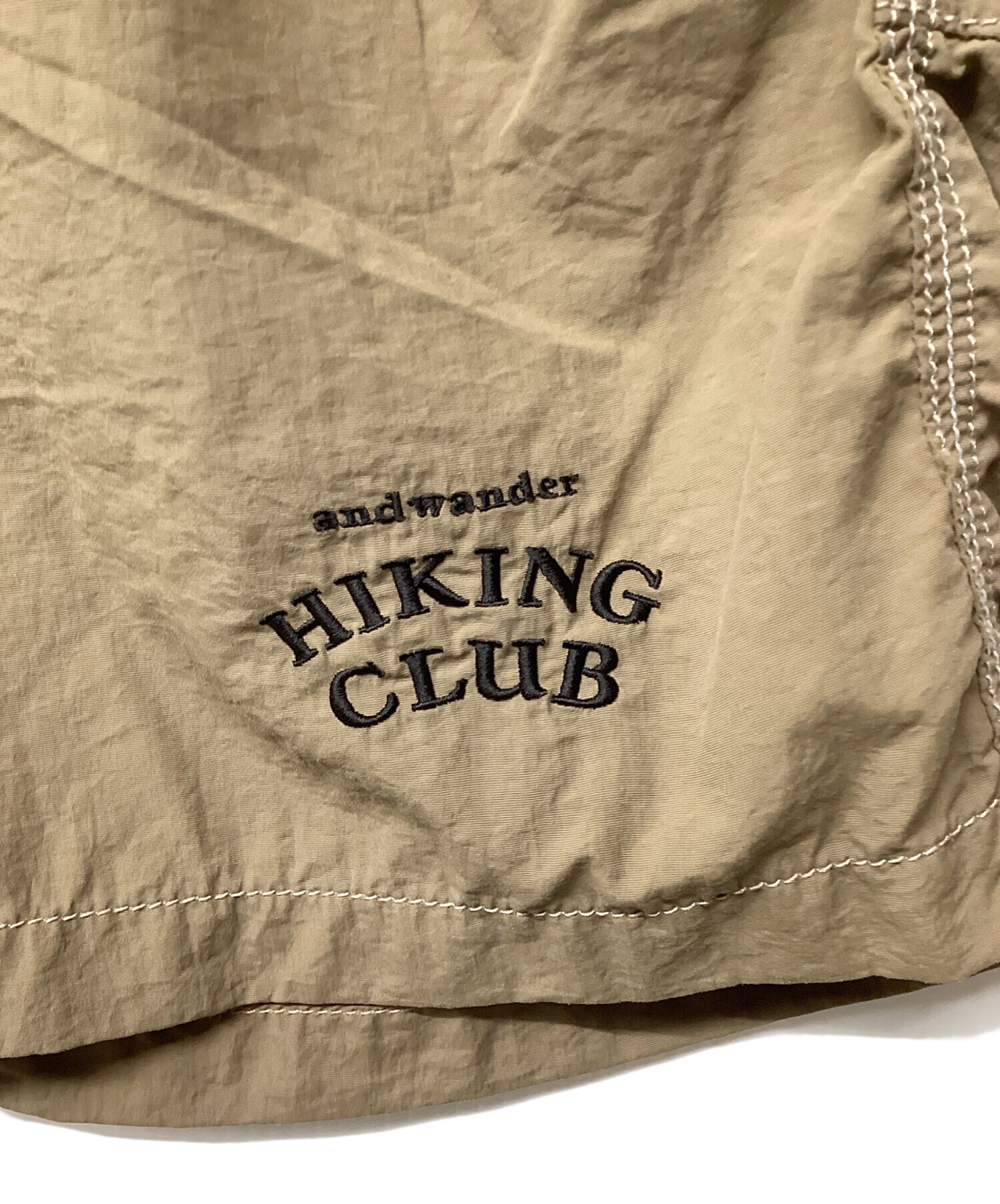 中古・古着通販】and wander (アンドワンダー) hiking club Ny taffeta