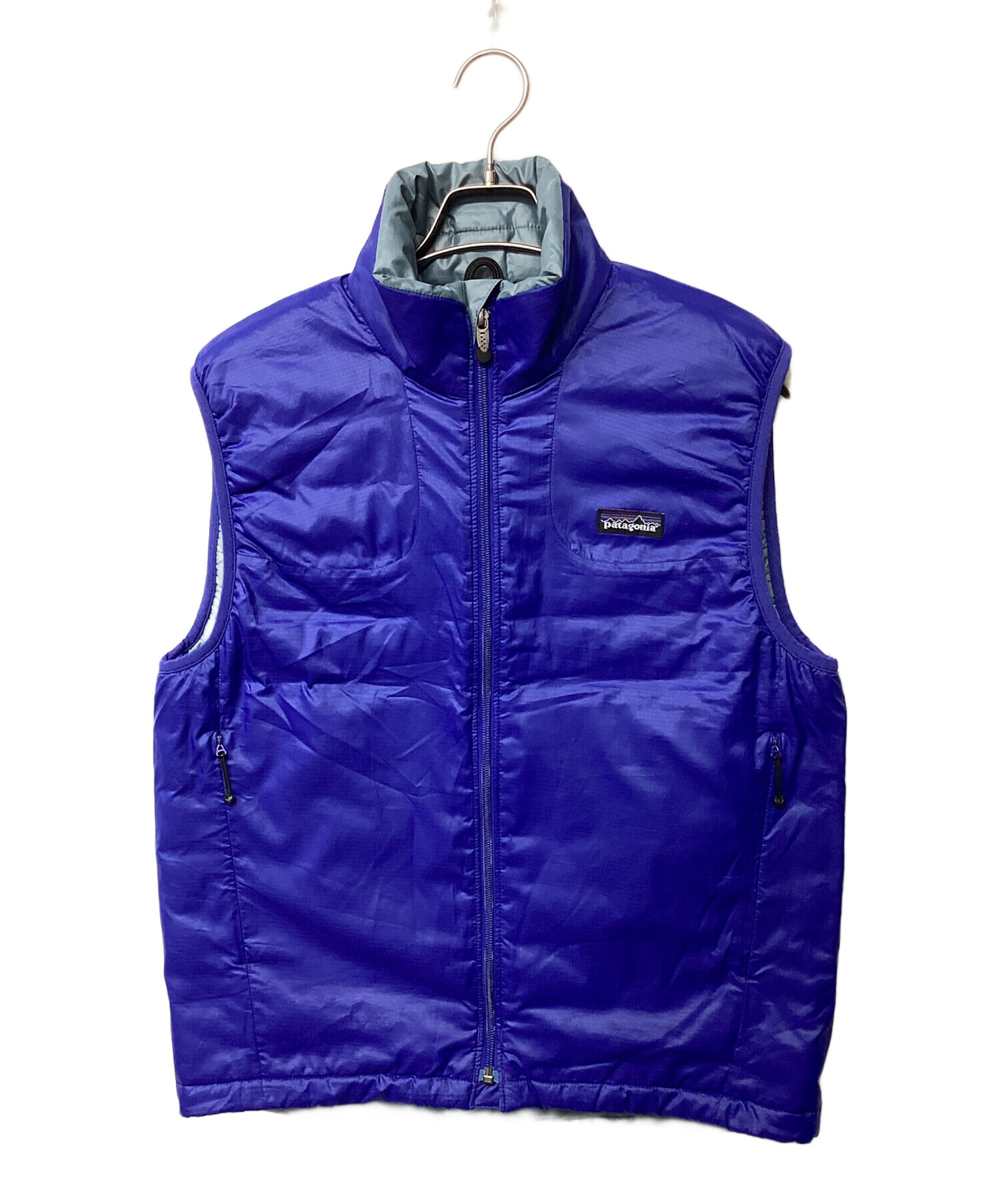 中古・古着通販】Patagonia (パタゴニア) パフボールベスト ブルー 中古・古着通販】Patagonia (パタゴニア) パフボールベスト ブルー