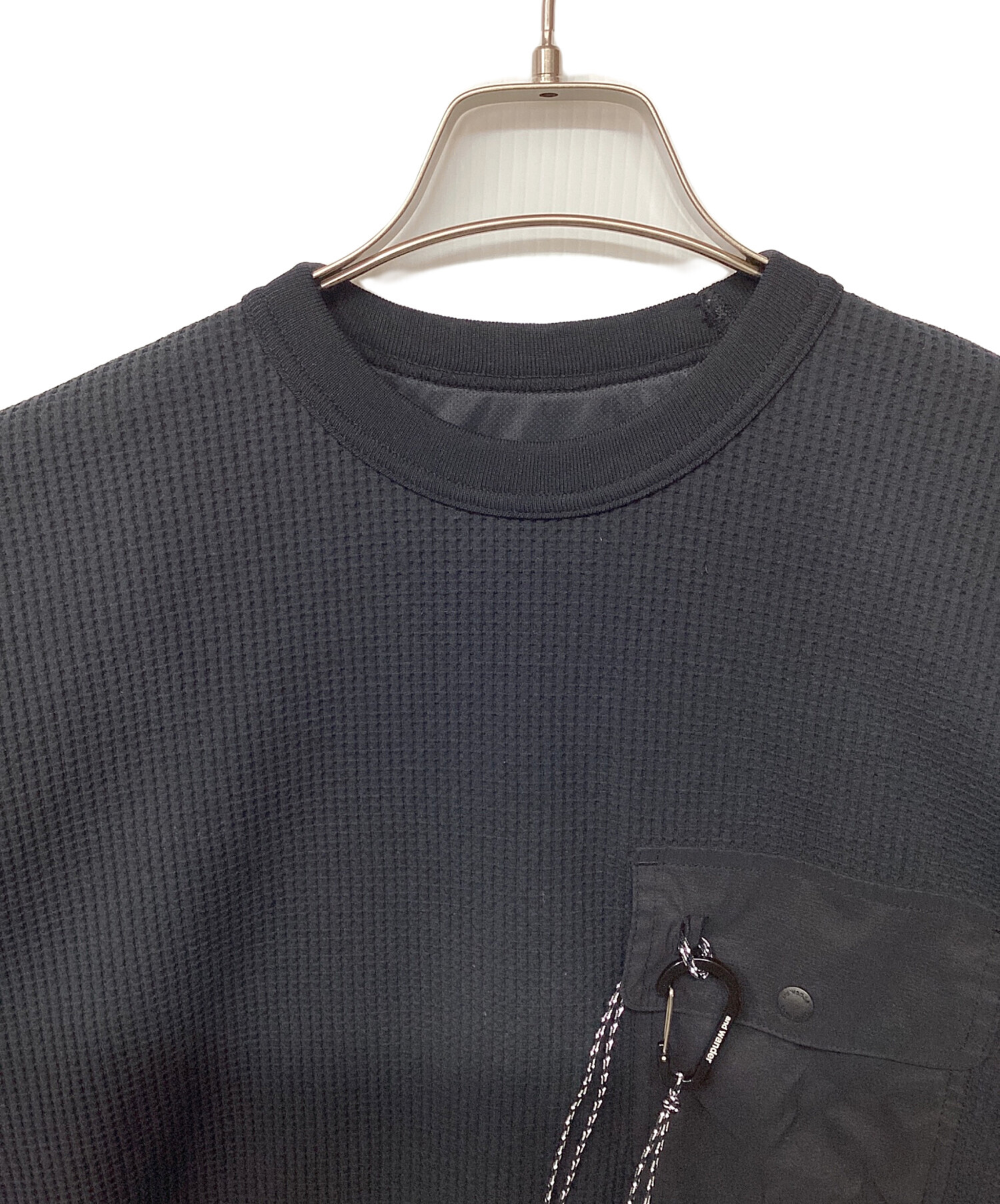 中古・古着通販】and wander (アンドワンダー) PE waffle long sleeve