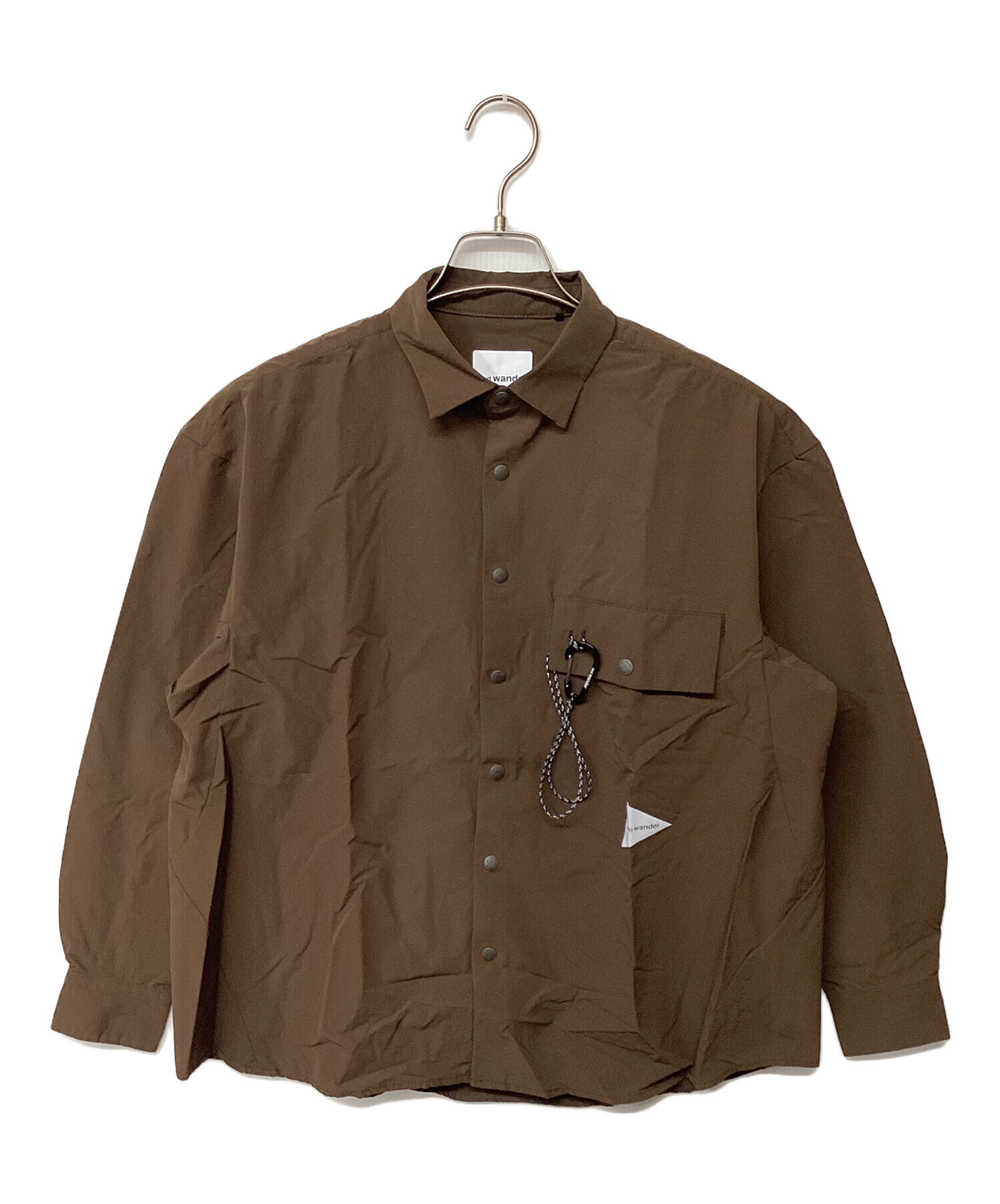 中古・古着通販】and wander (アンドワンダー) light w cloth shirt