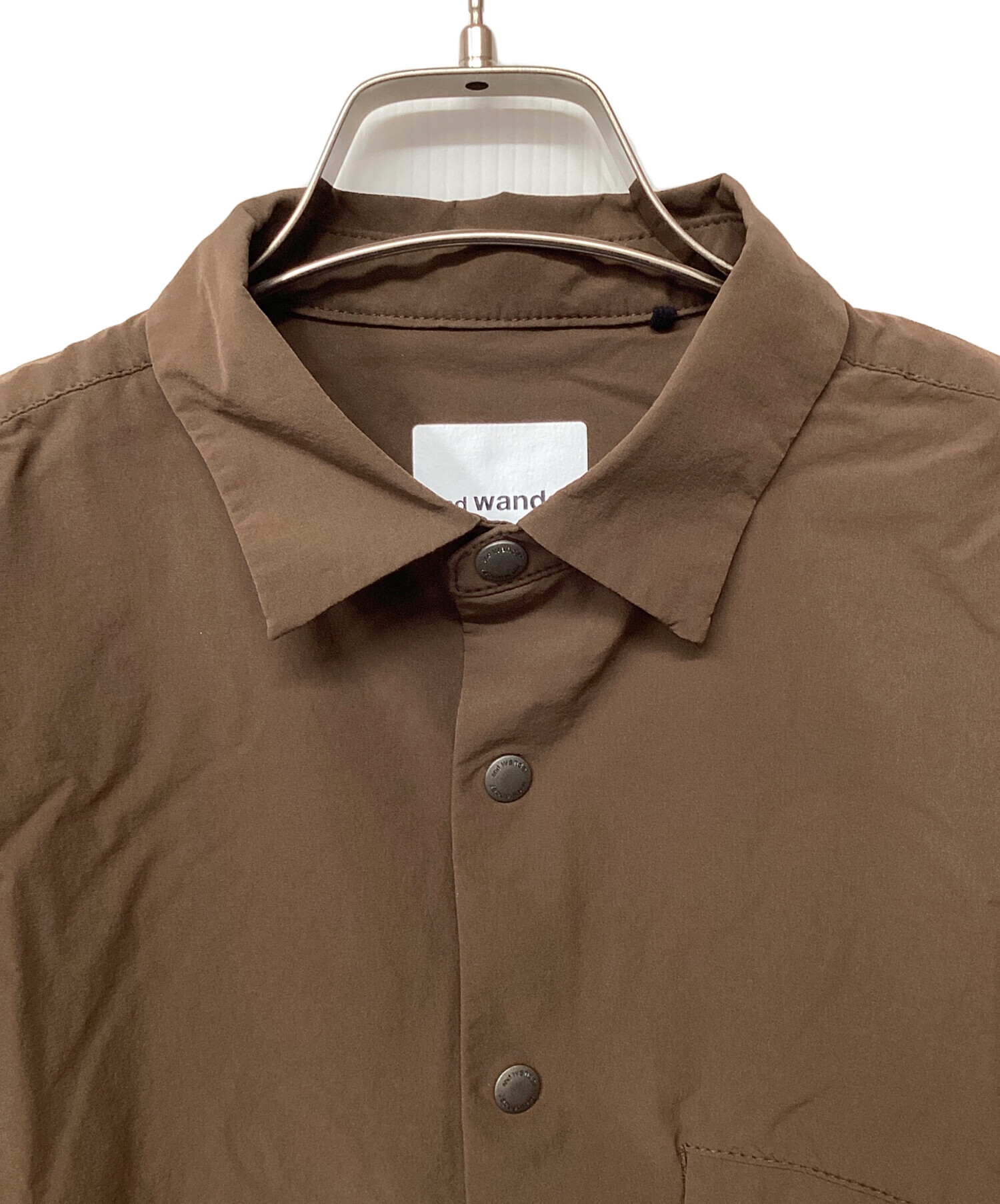 中古・古着通販】and wander (アンドワンダー) light w cloth shirt