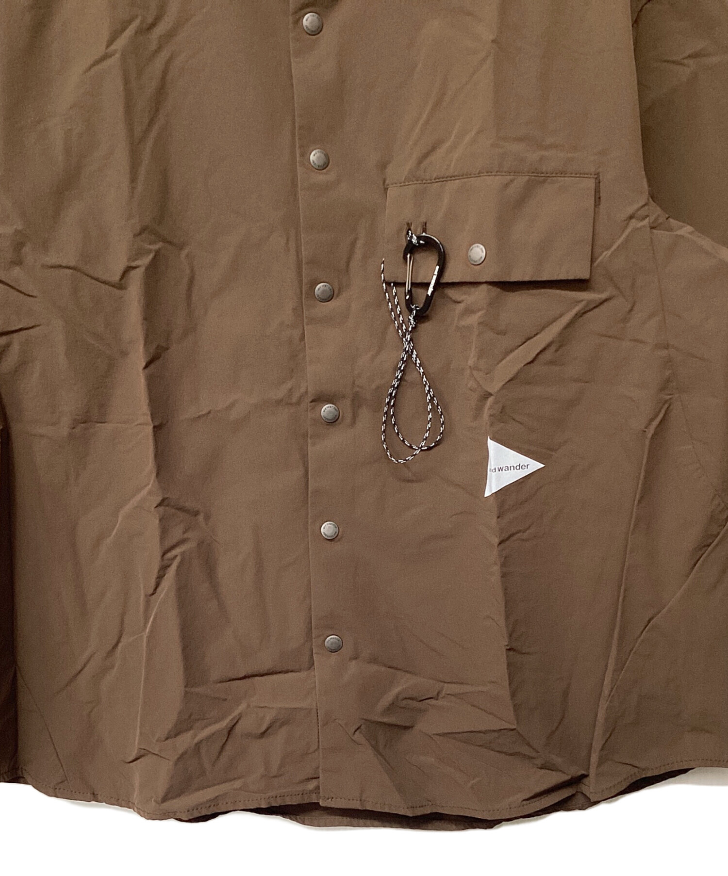 中古・古着通販】and wander (アンドワンダー) light w cloth shirt