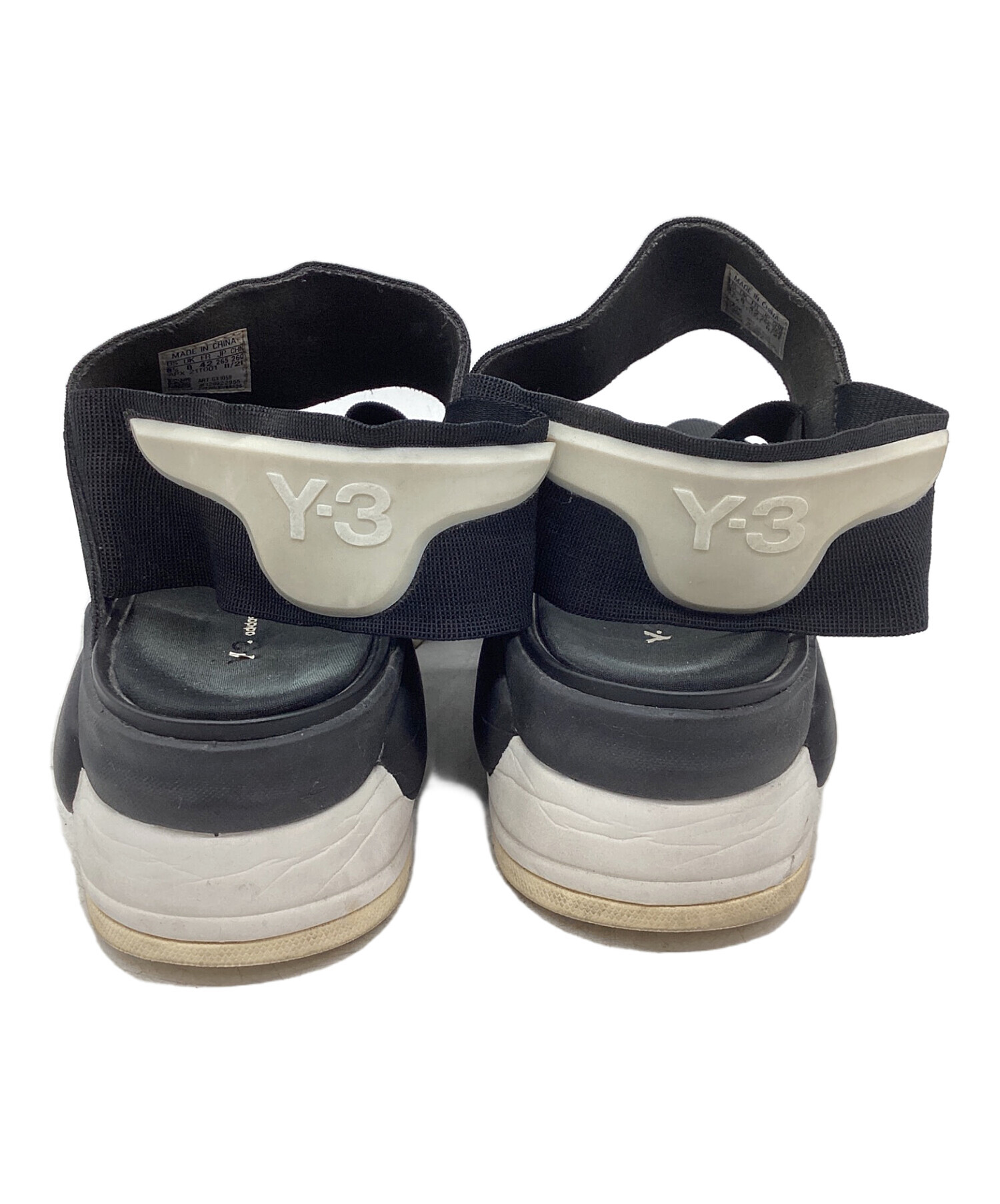 中古・古着通販】Y-3 (ワイスリー) RIVALRY SANDAL ブラック サイズ 