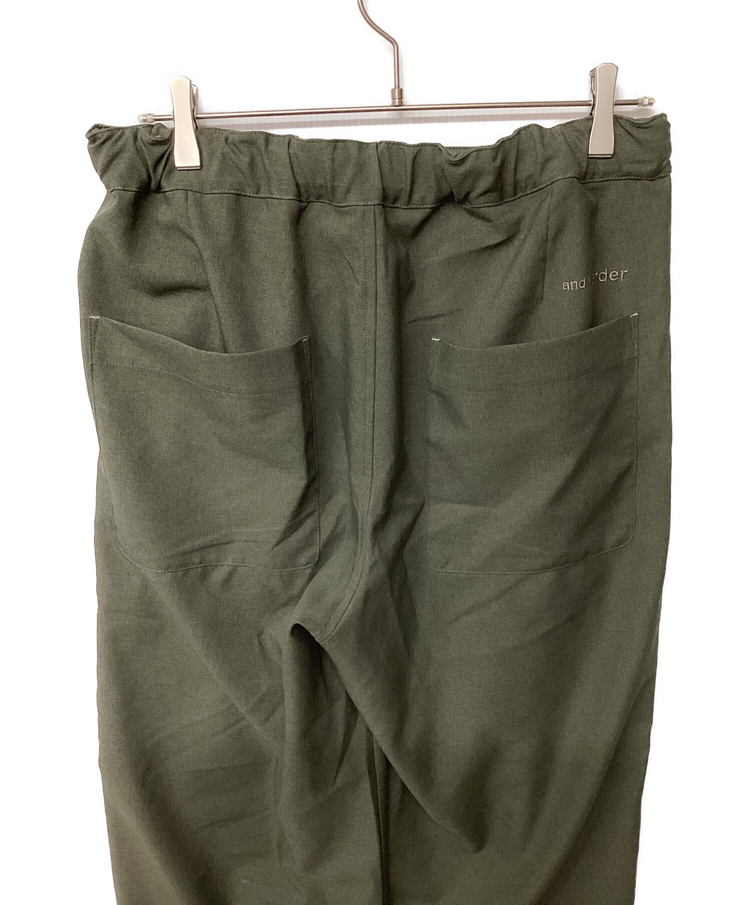 中古・古着通販】and wander (アンドワンダー) PE melange twill wide