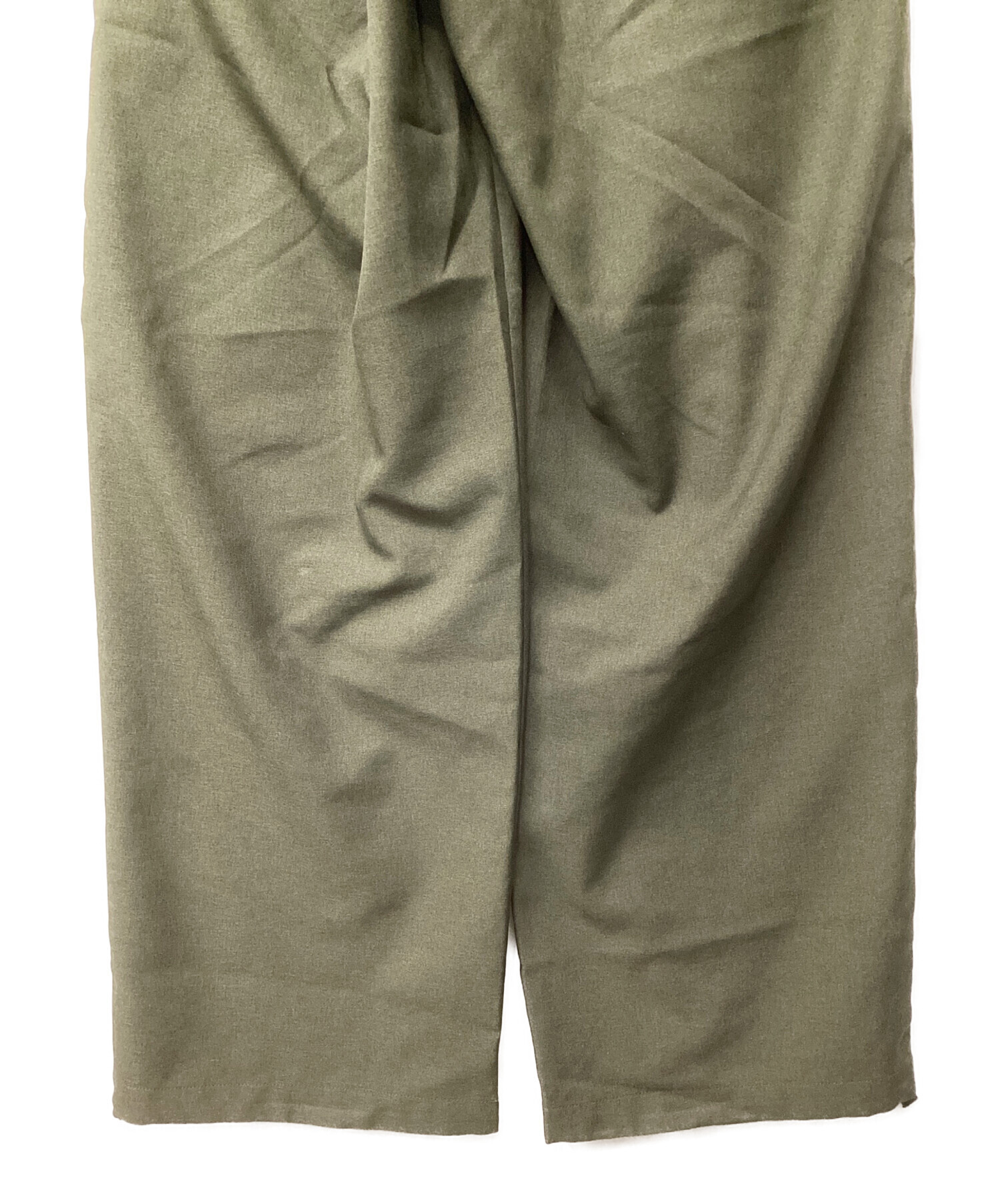 中古・古着通販】and wander (アンドワンダー) PE melange twill wide