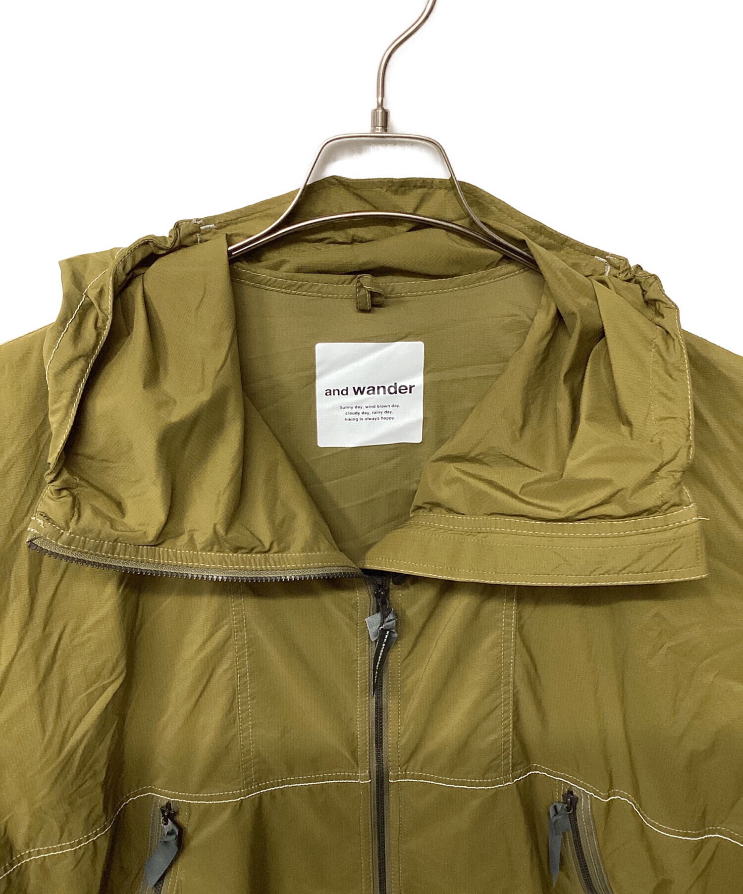 中古・古着通販】and wander (アンドワンダー) PERTEX wind jacket 