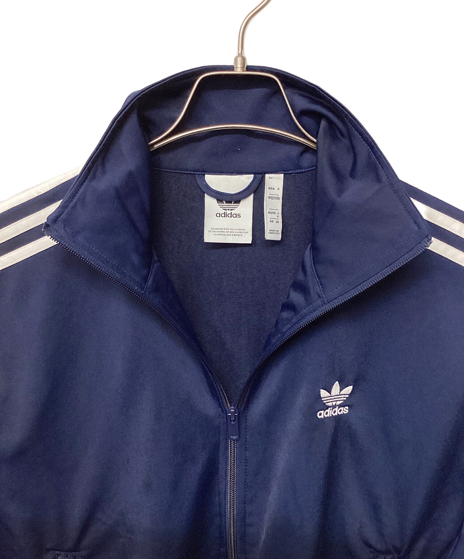 80’s  ジップアップジャージ 水色 K*◎様 ジップアップジャージ 青 中古・古着通販】adidas (アディダス