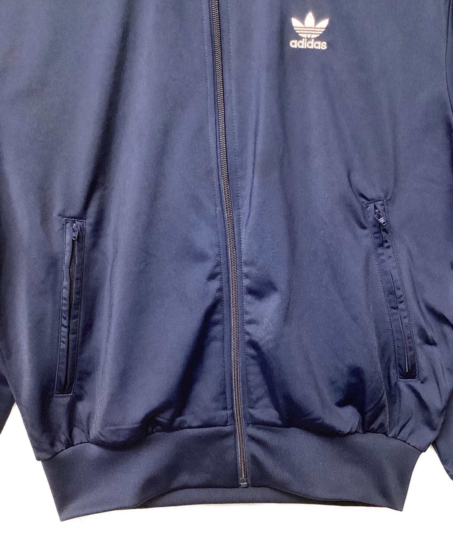 中古・古着通販】adidas (アディダス) ジャージトップ ネイビー サイズ