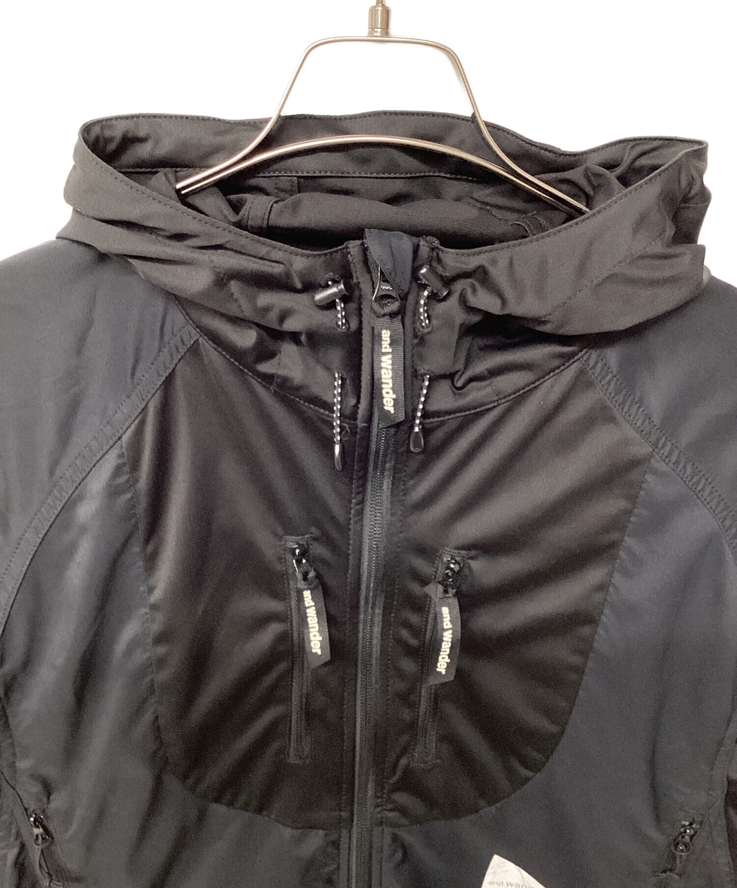 中古・古着通販】and wander (アンドワンダー) Trek Jacket ブラック