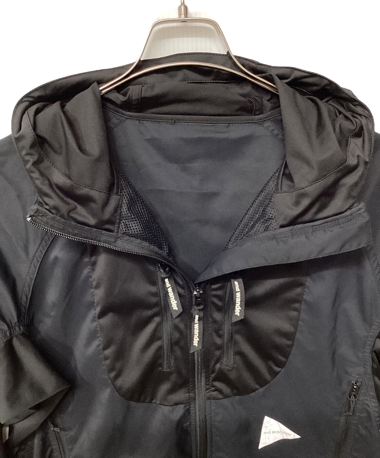 and wander アンド　ワンダー ブルゾン（その他） XL 黒 【古着】【中古】 中古・古着通販】and wander (アンドワンダー) Trek Jacket ブラック