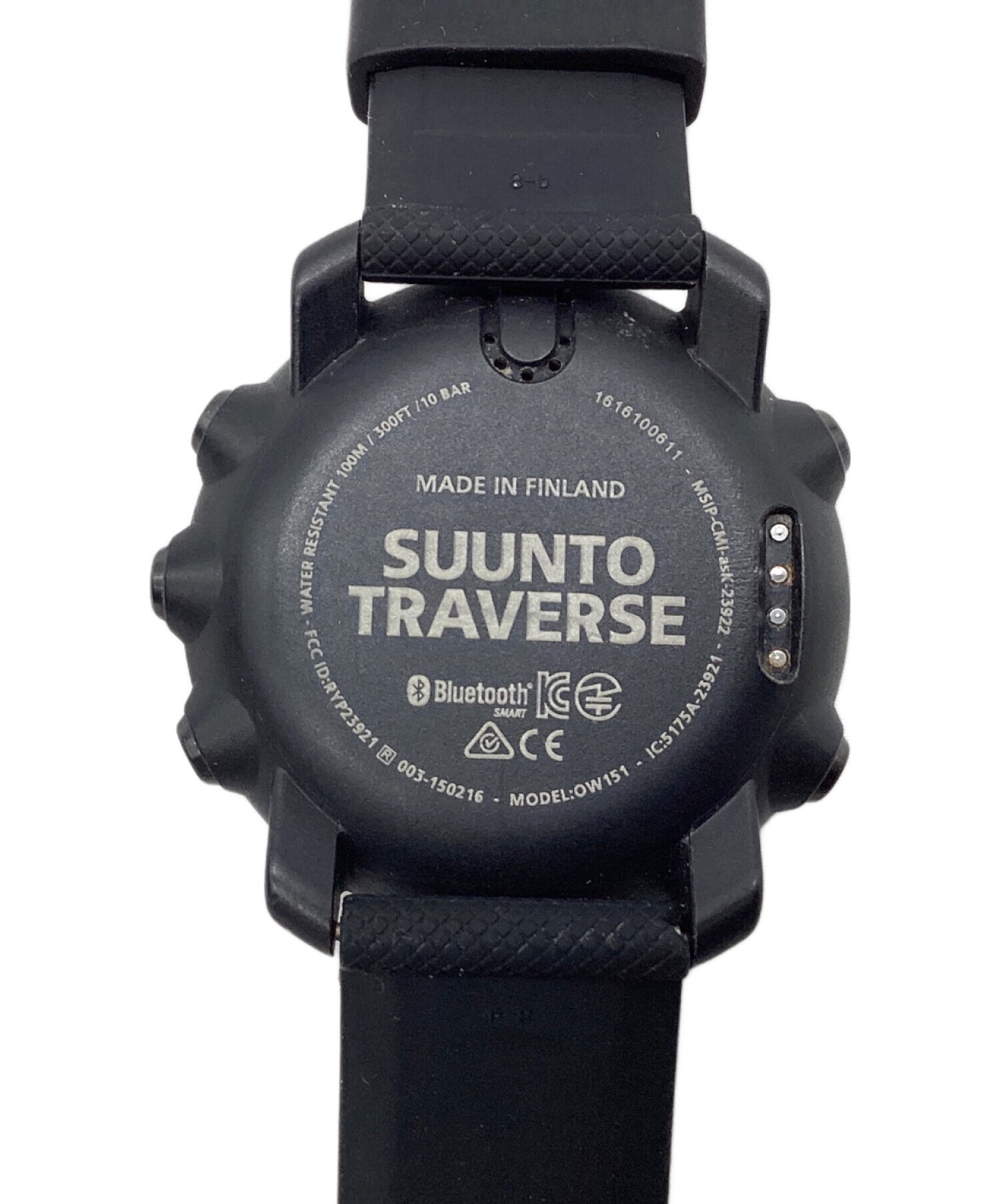 腕時計 スントSUUNTO TRAVERSE GRAPHITE ［中古品］ TRAVERSE GRAPHITE Traverse Core Stealth h_b ◎ 中古品 SUUNTO