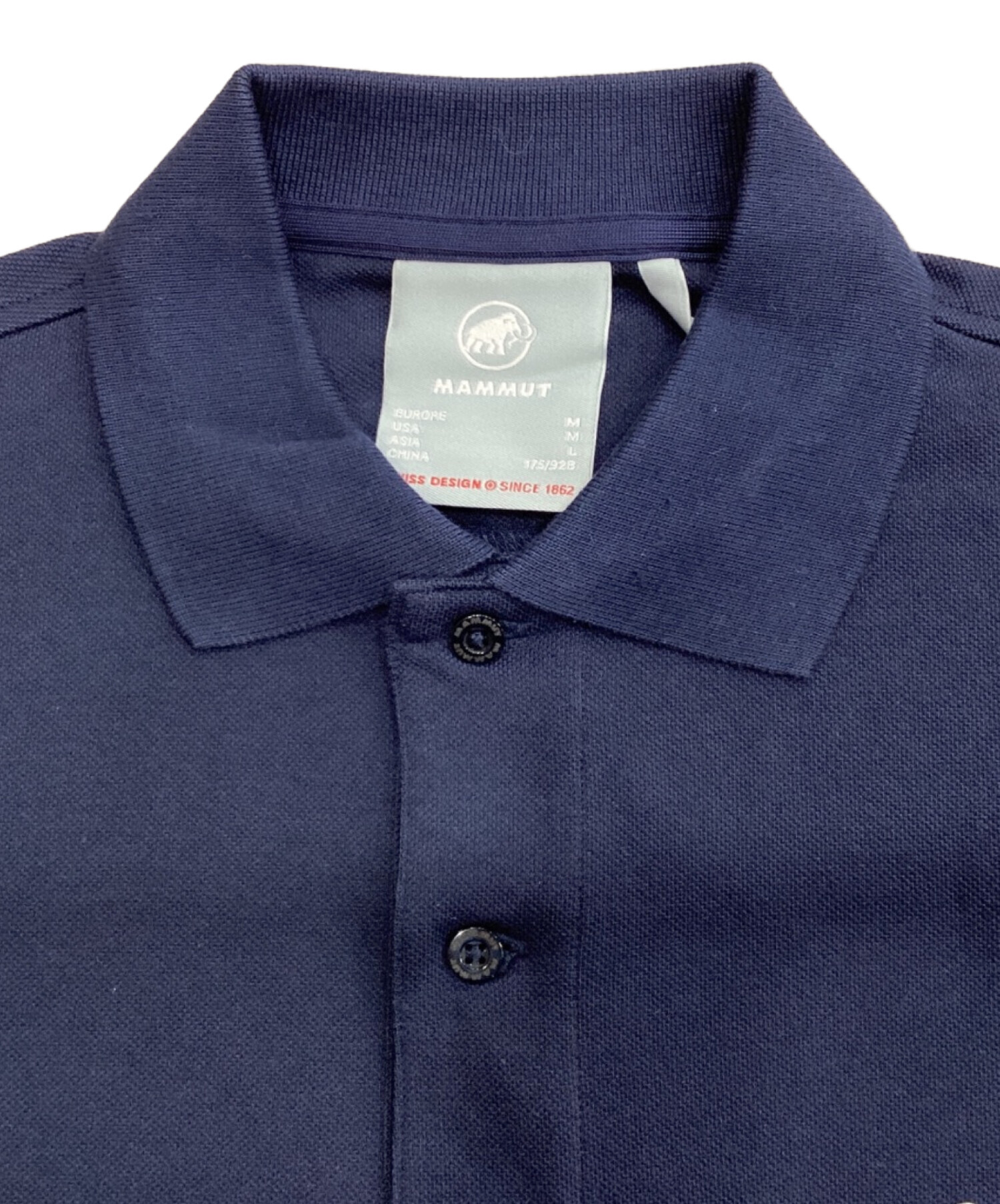 中古・古着通販】MAMMUT (マムート) マトリクスポロシャツ ネイビー