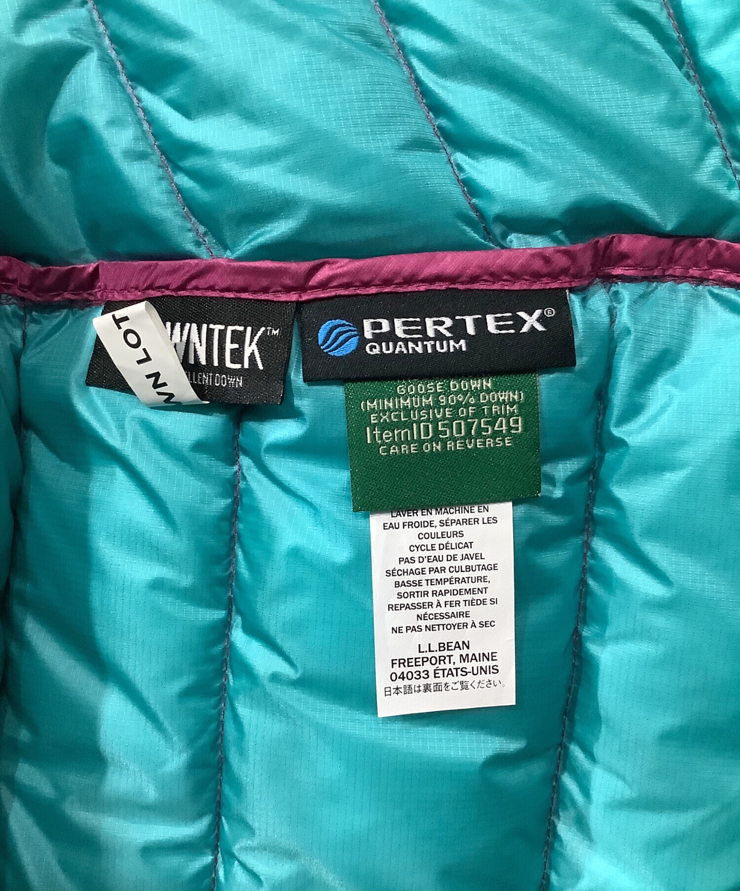 中古・古着通販】L.L.Bean (エルエルビーン) ウルトラライトダウン 