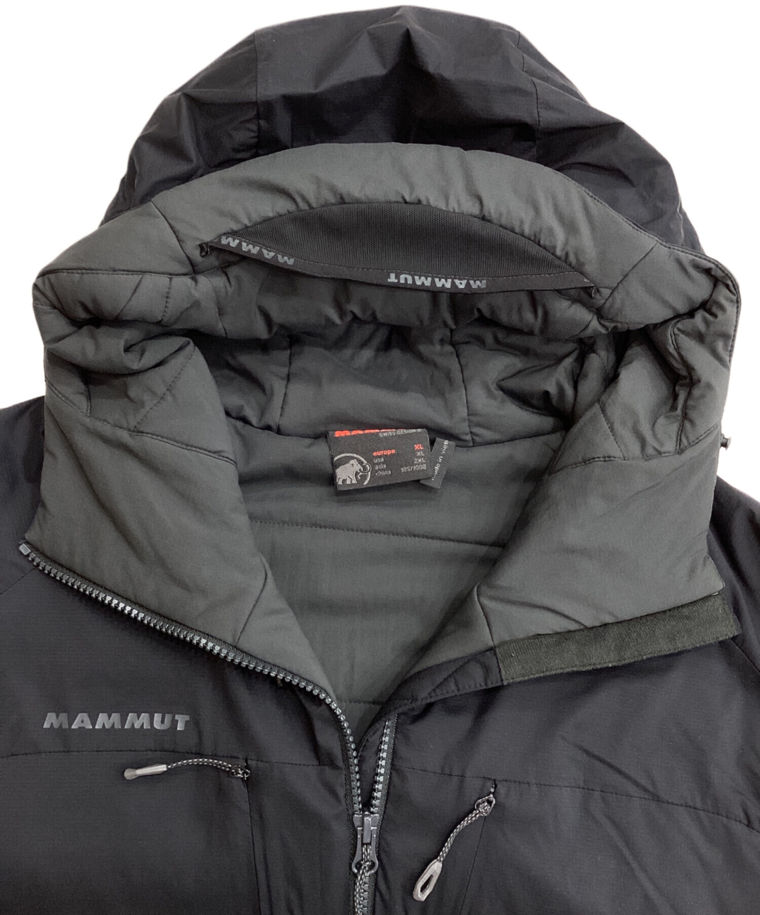マムート MAMMUT ライムインフレックス 中綿ジャケット 2XL 黒 ライム 