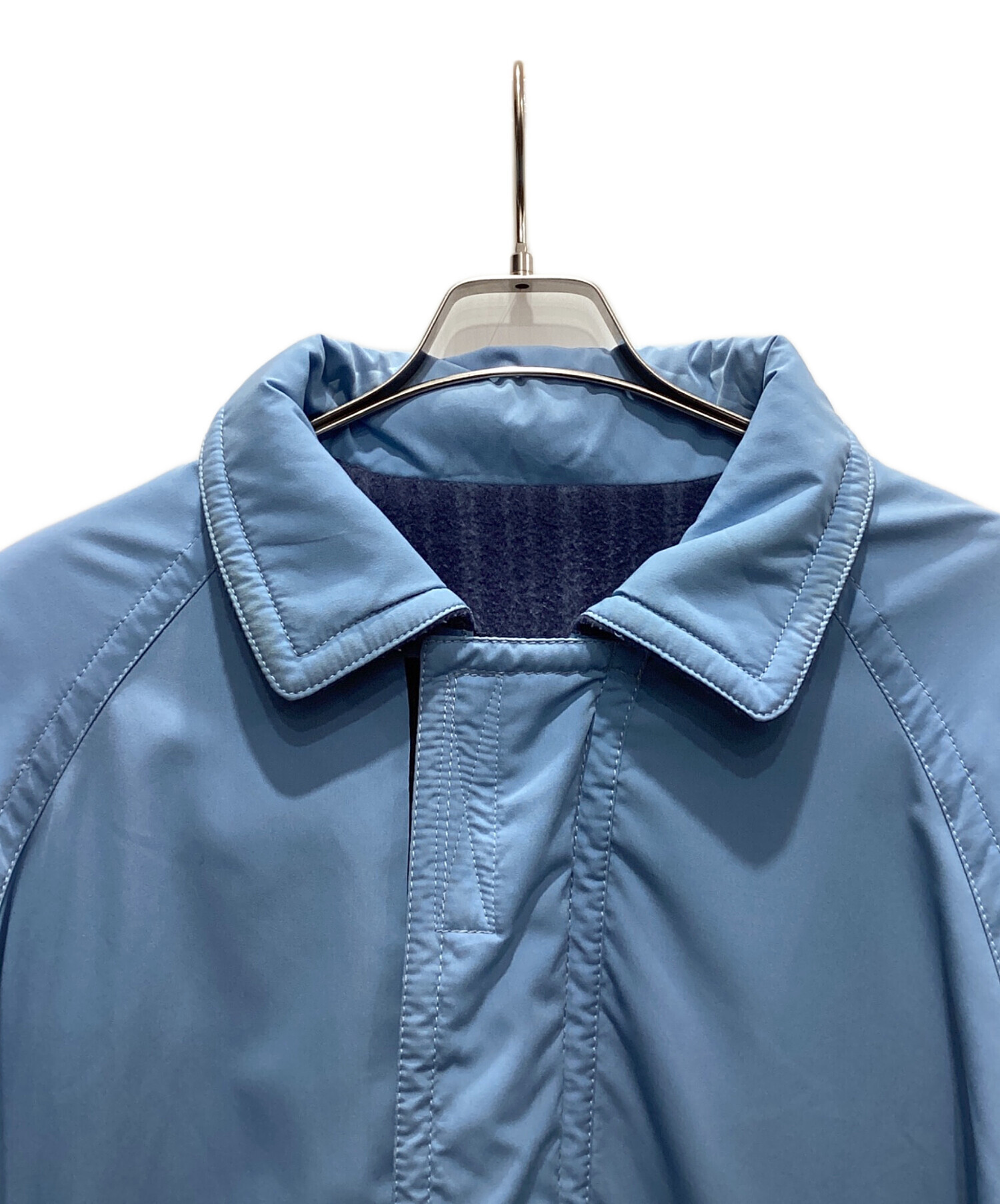 中古・古着通販】DESCENTE (デサント) 刺繍ジャケット スカイブルー