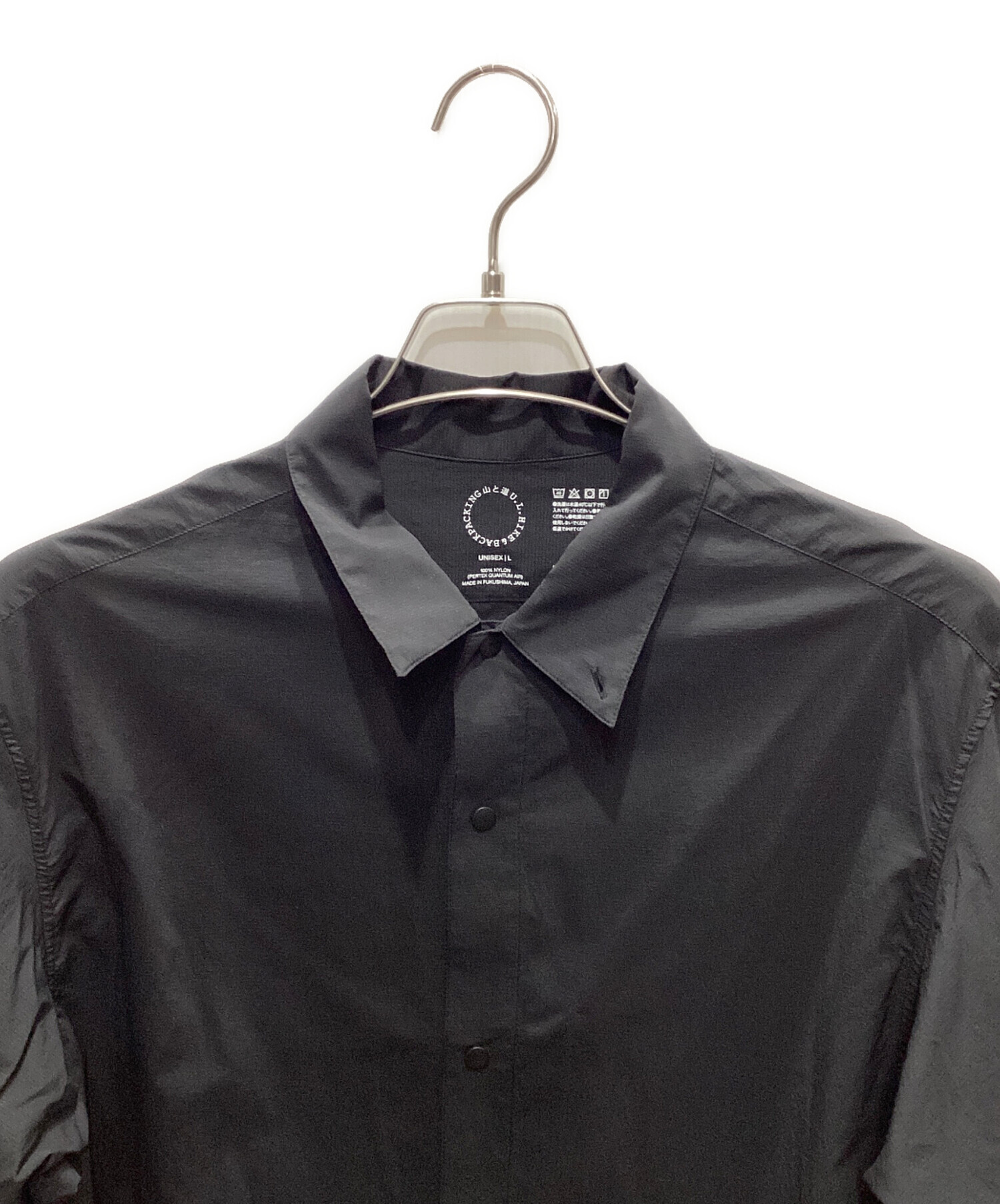 中古・古着通販】山と道 (ヤマトミチ) UL Shirt ブラック サイズ:SIZE