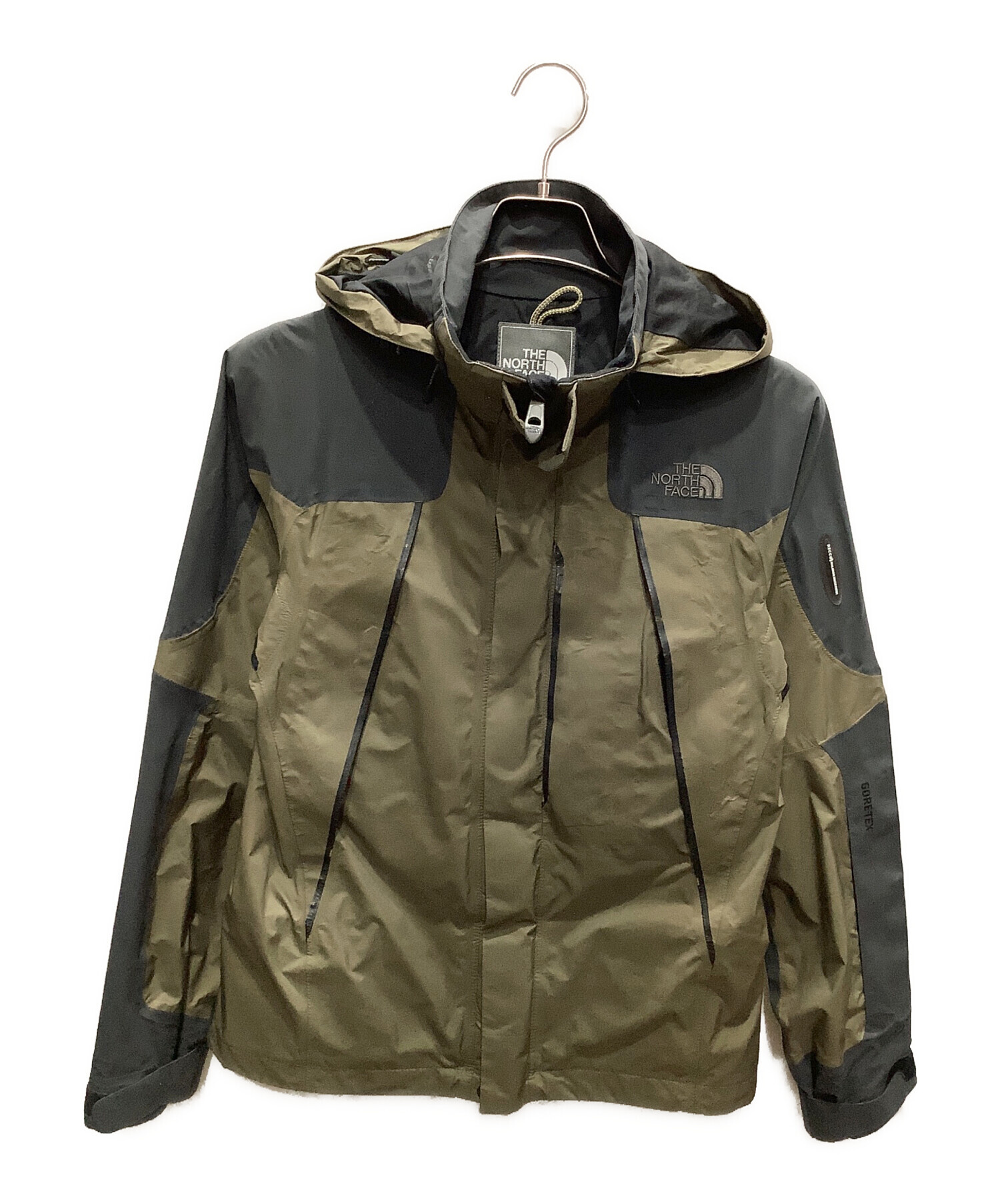 ほぼ試着のみ 秋冬THE NORTH FACE カーキ フード付きジャケット 中古・古着通販】THE NORTH FACE (ザ ノース フェイス) GTXプロシェル