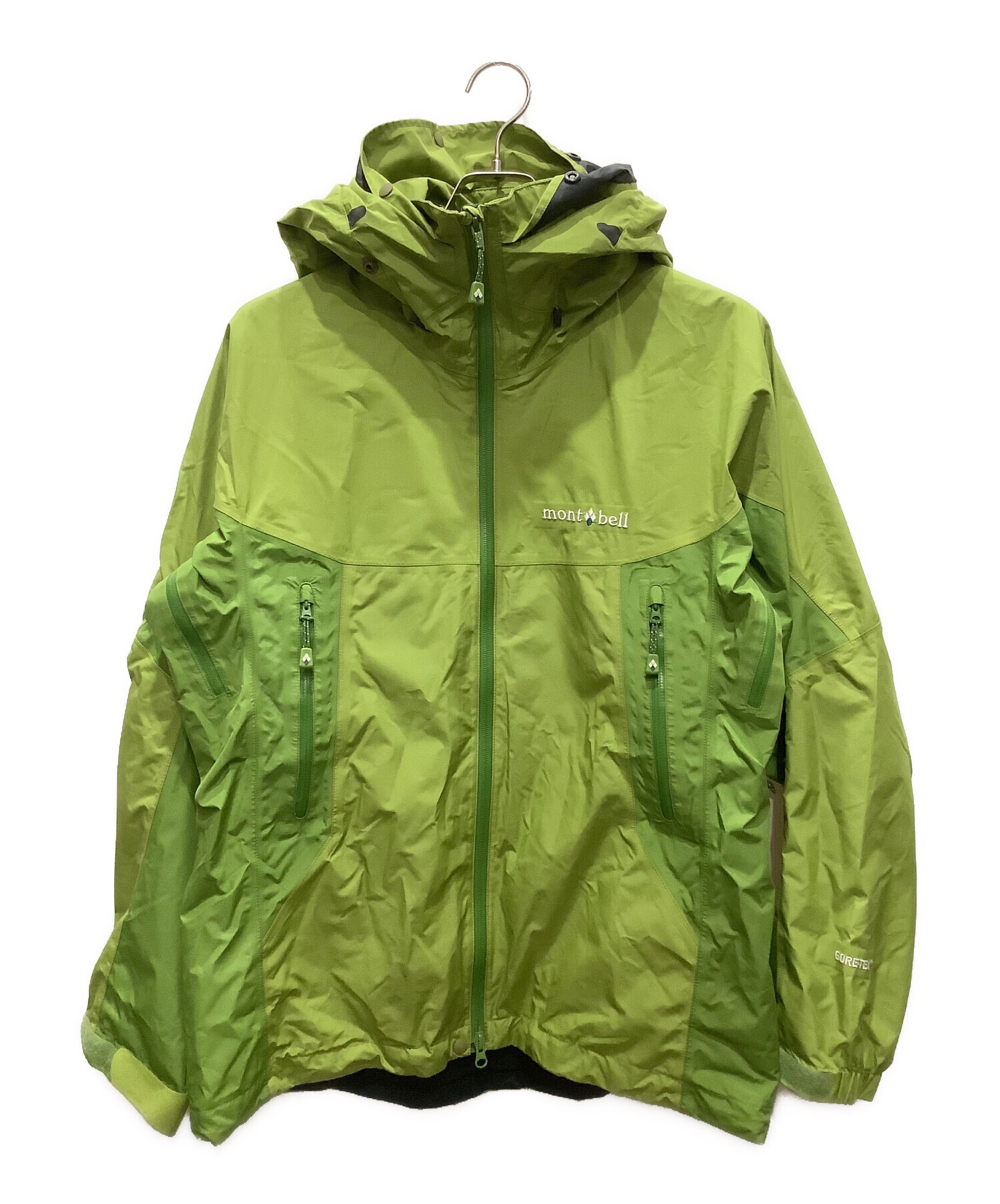 美品　モンベル ライフジャケット グリーン　黄緑 中古・古着通販】mont-bell (モンベル) トレッキングウェア(ジャケット