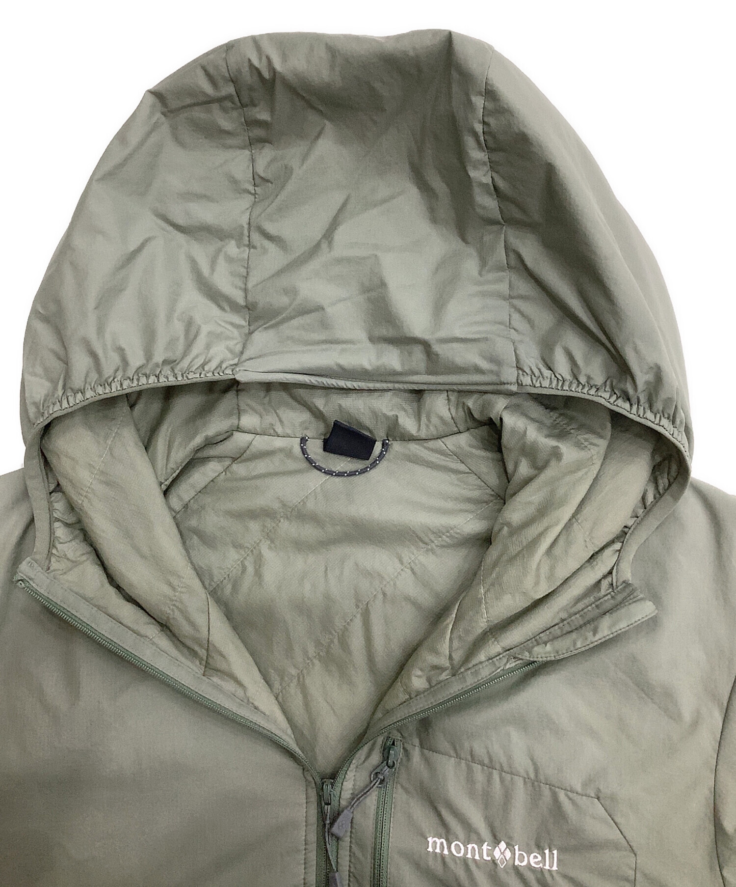 U.L サーマラップパーカ モンベル シルバーグレー アウトドア キャンプ 古着 中古・古着通販】mont-bell (モンベル) EXライトサーマラップパーカ